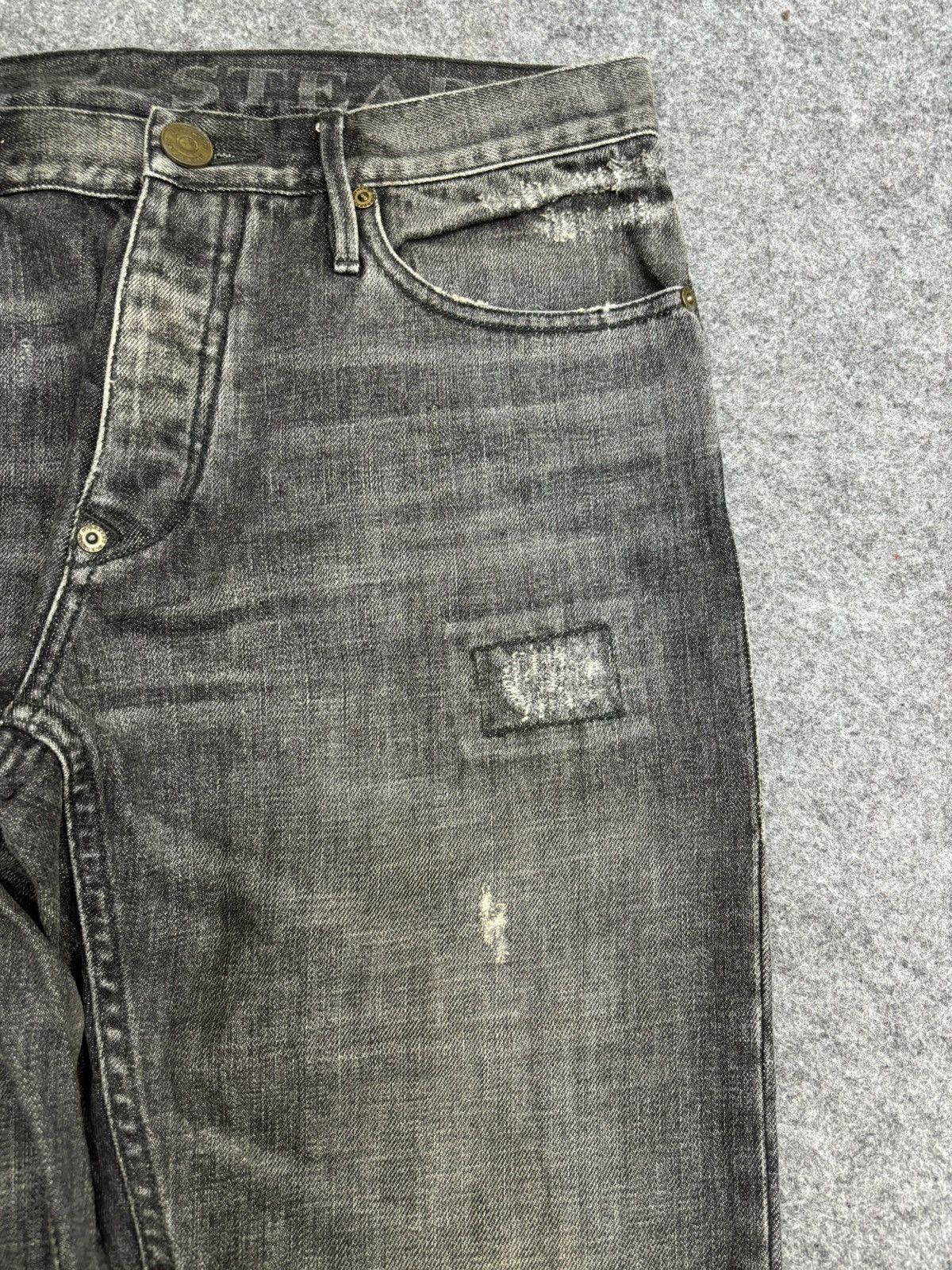 Burberry Statement Denim💥BURBERRY Patchwork Distressed Denim F568 Size US 31 - 3 Thumbnail