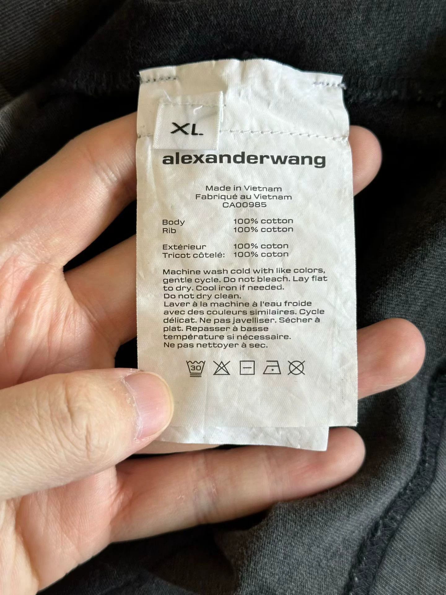Alexander Wang Alexander Wang Washed Bullet Print Long Sleeve XL Size XL / US 12-14 / IT 48-50 - 4 Thumbnail