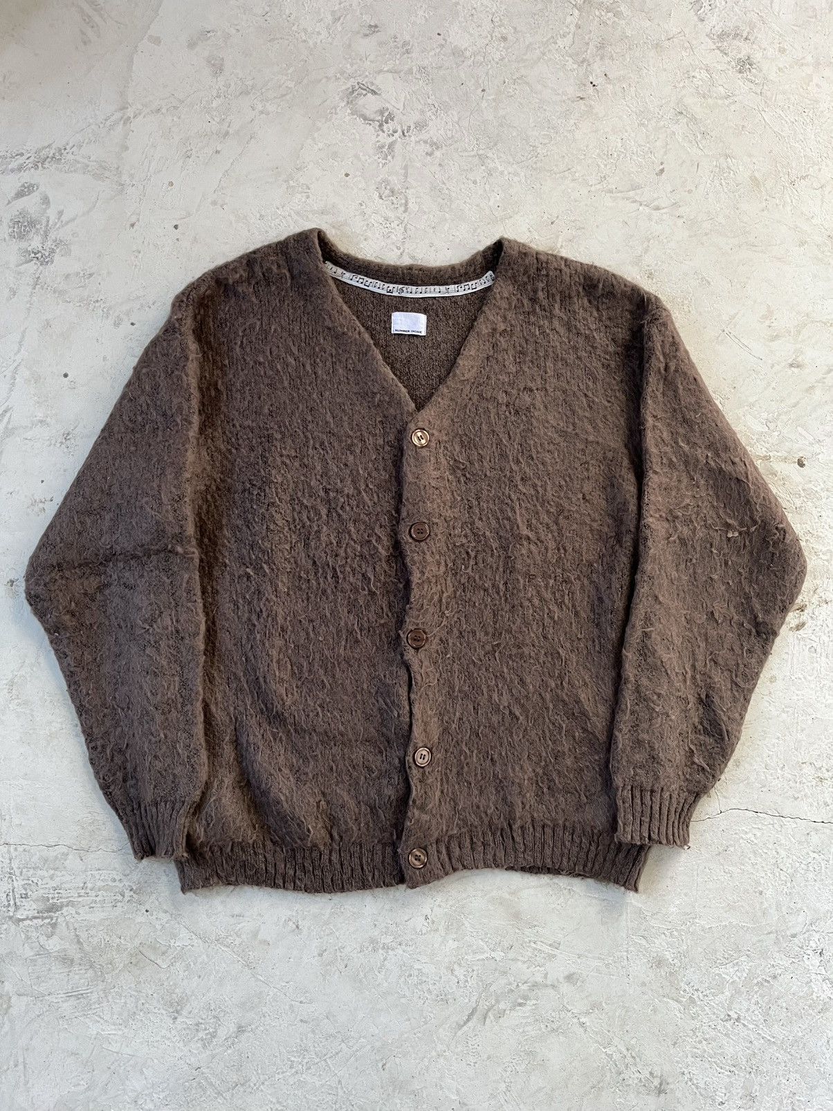 Number (N)ine Number Nine Soft Boucle Kurt Cobain Grunge Sweater