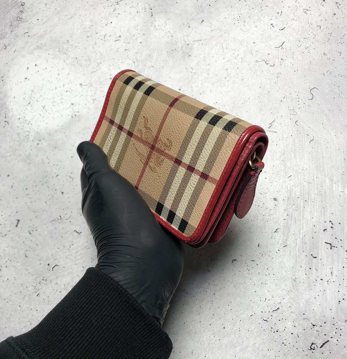 Burberry Vintage Burberry Nova Check Canvas Purse Wallet Size ONE SIZE - 4 Thumbnail