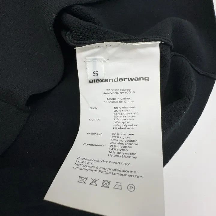 Alexander Wang Alexander Wang FW21 Logo Long Sleeve Dress - Size S / US 4 / IT 40 - 4 Thumbnail