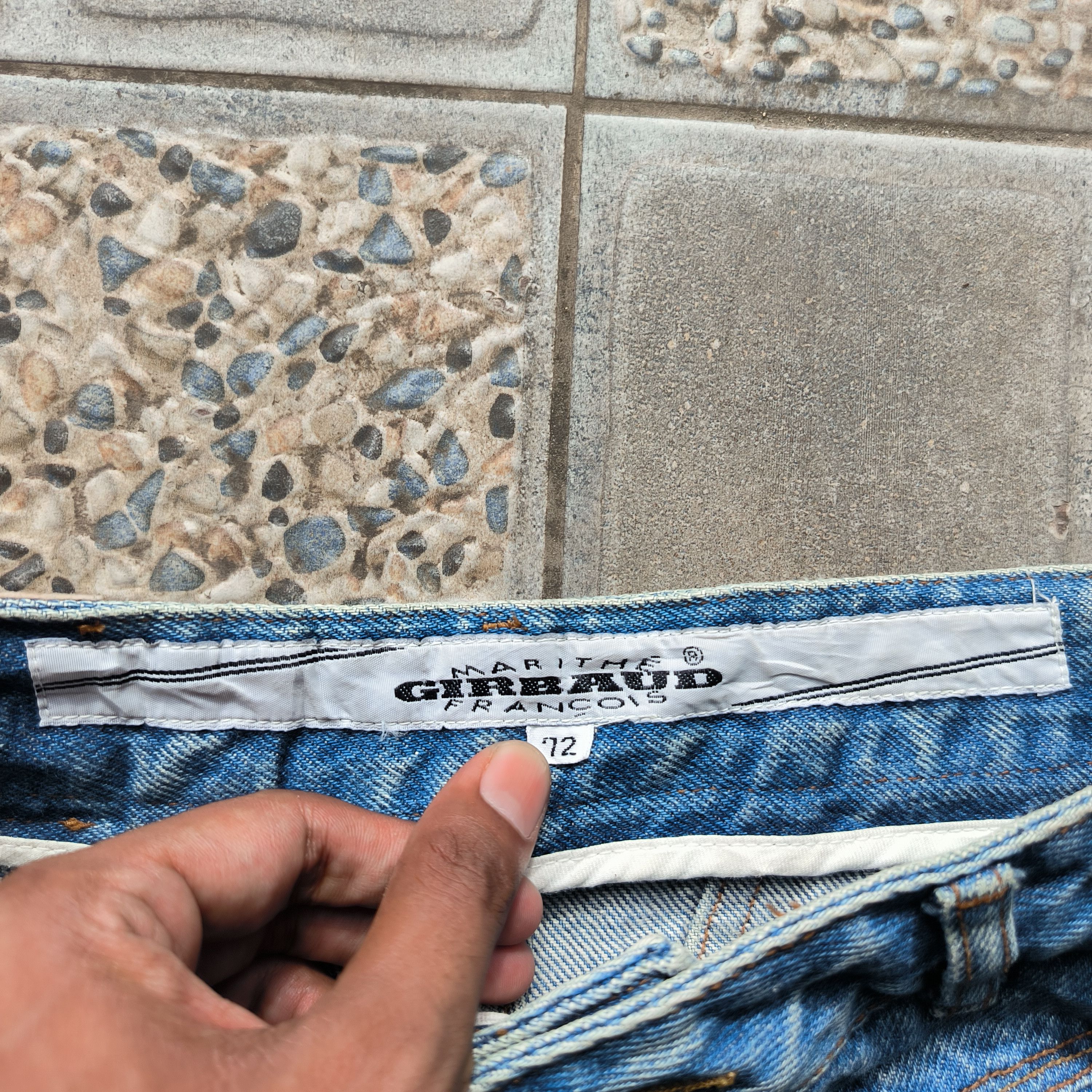 Marithe + Francois Girbaud Vintage 1990s Girbaud Stone Wash Jeans Size US 28 / EU 44 - 3 Thumbnail