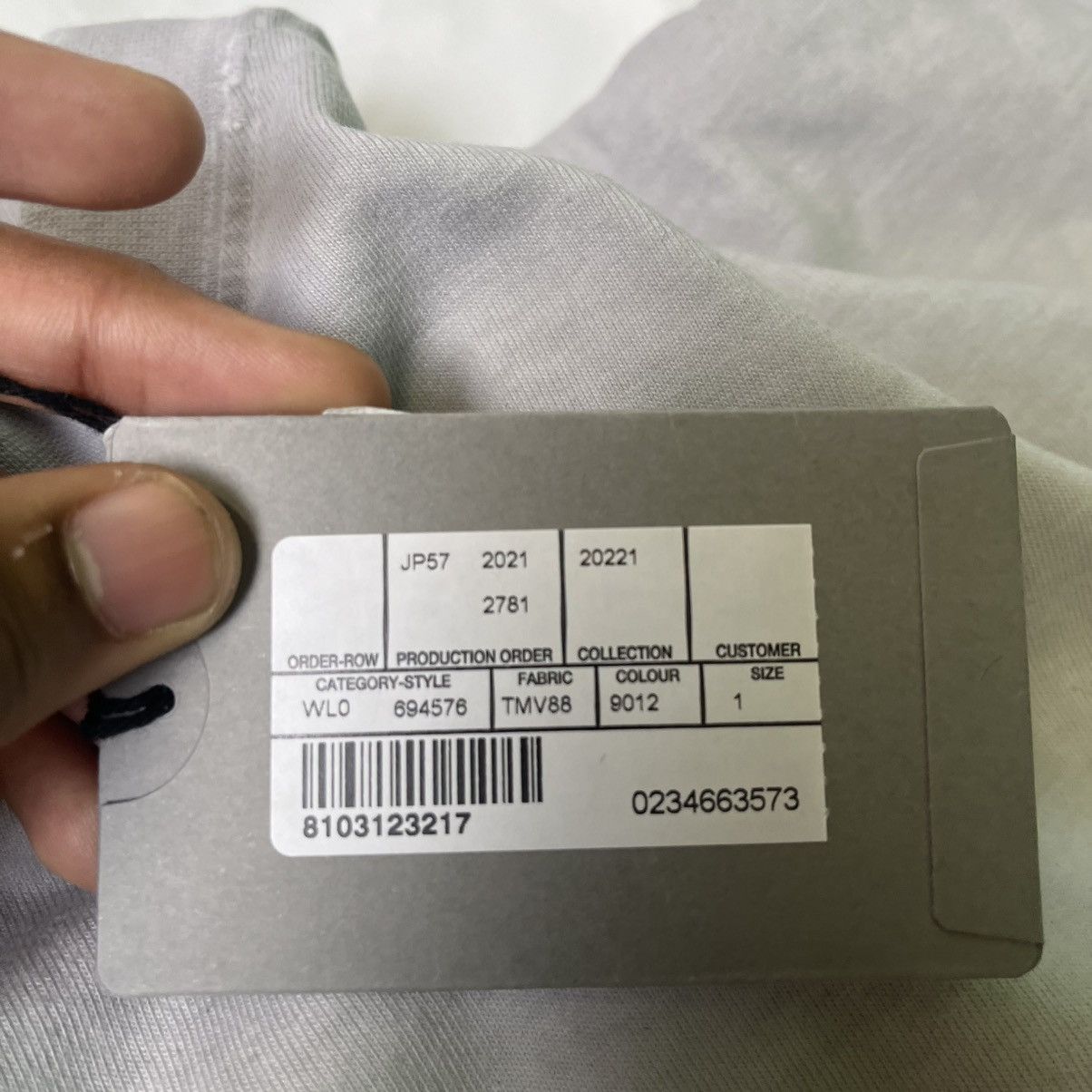 Balenciaga Balenciaga Metal Logo Grey T-Shirt Size US S / EU 44-46 / 1 - 7 Thumbnail