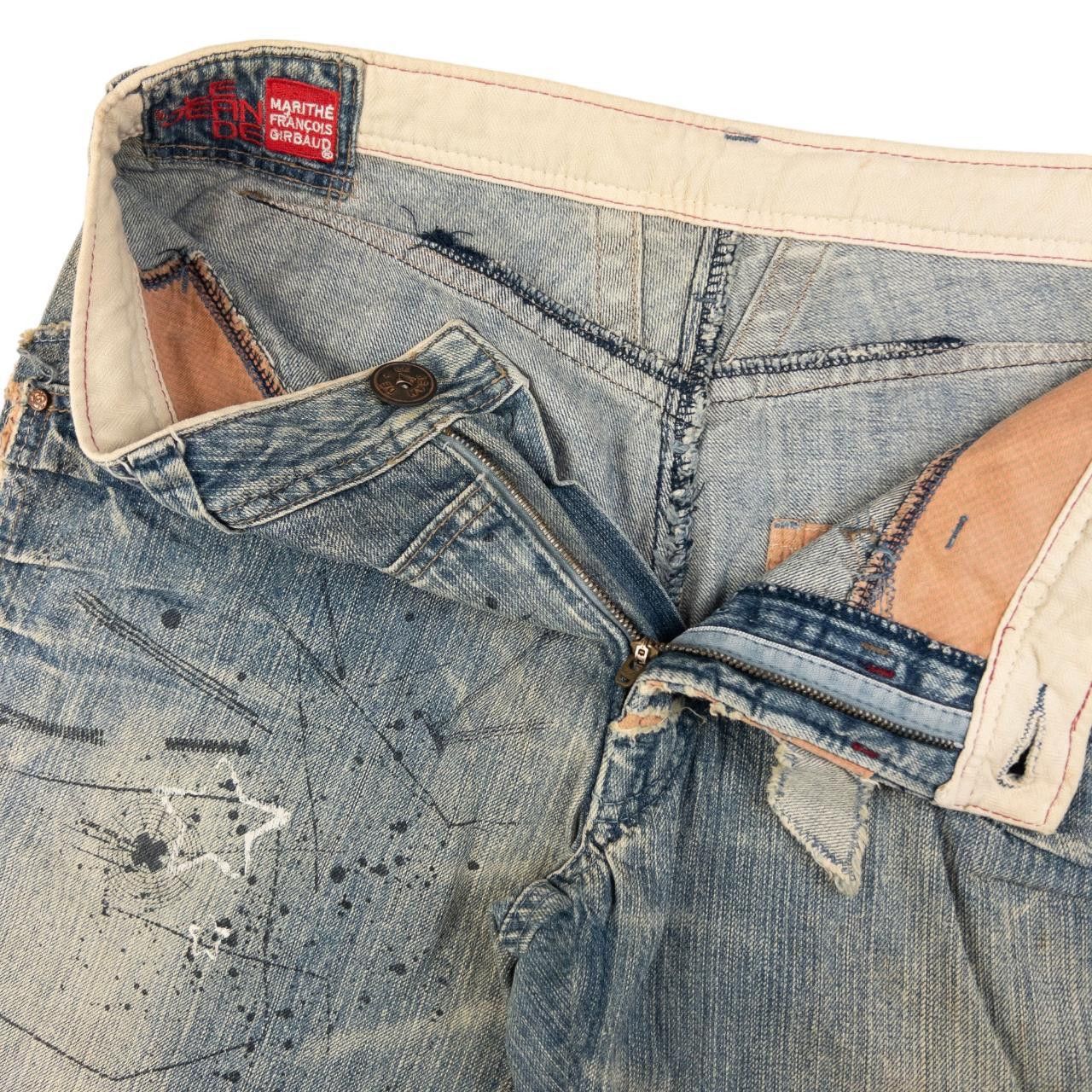 Marithe + Francois Girbaud Marithe + Francois Girbaud Splatter Denim Jeans Size W33 Size US 33 - 5 Thumbnail