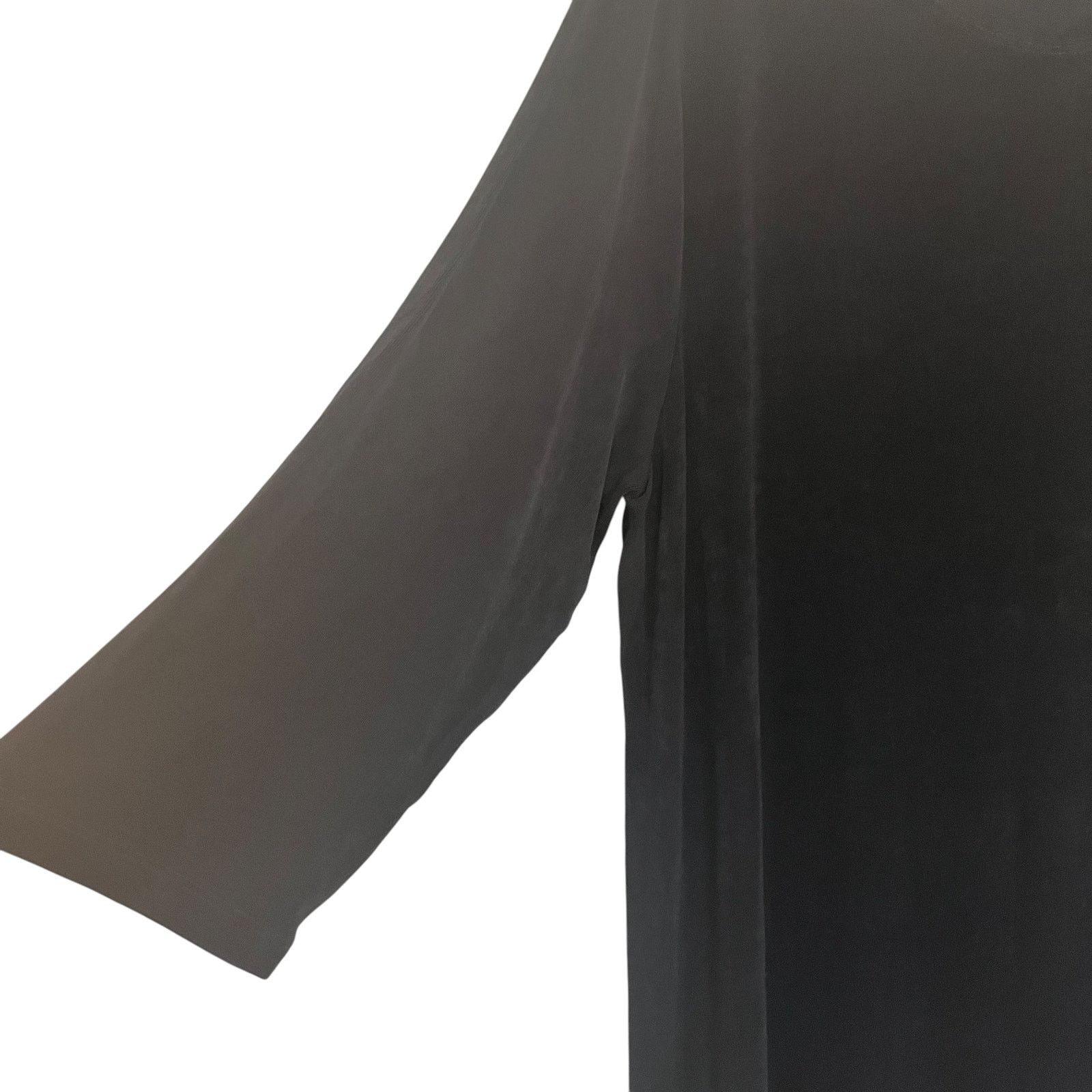 Chicos Chico’s Travelers Black Stretch Jersey Asymmetric Dress Size 3XL / US 20-22 - 3 Thumbnail