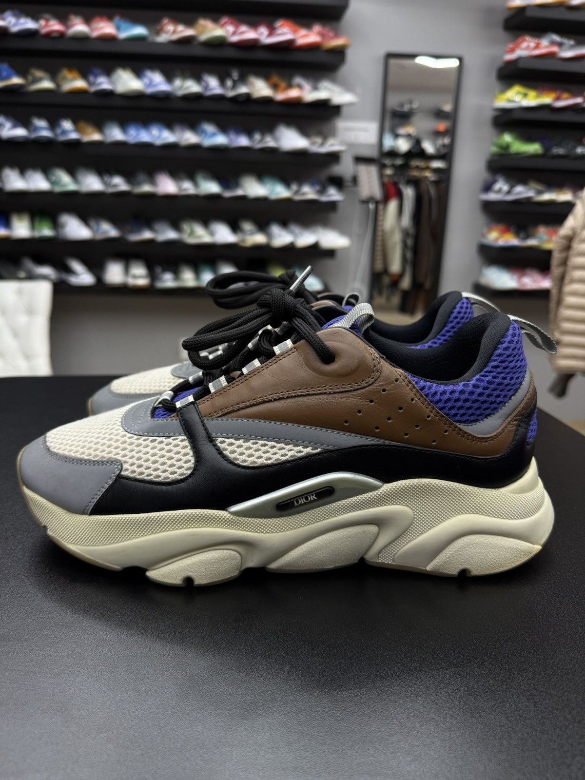 Dior Men’s Dior B22 Runner Brown Blue White Size 43 / 10US Size US 10 / EU 43 - 8 Thumbnail
