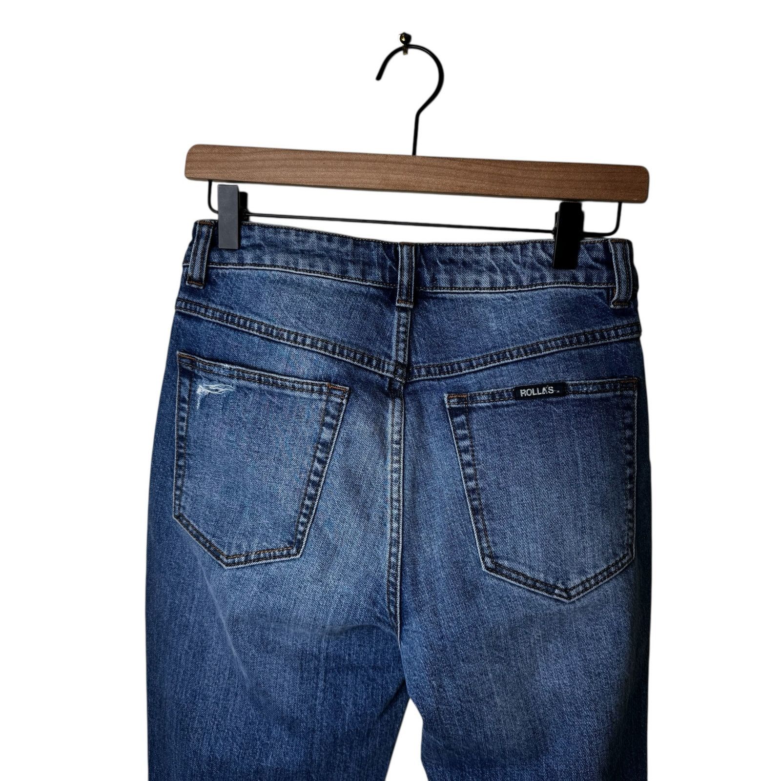 Rolla's ROLLAS Miller Mid High Rise Slim Denim Jeans in G'day Mate Size 26" / US 2 / IT 38 - 5 Thumbnail