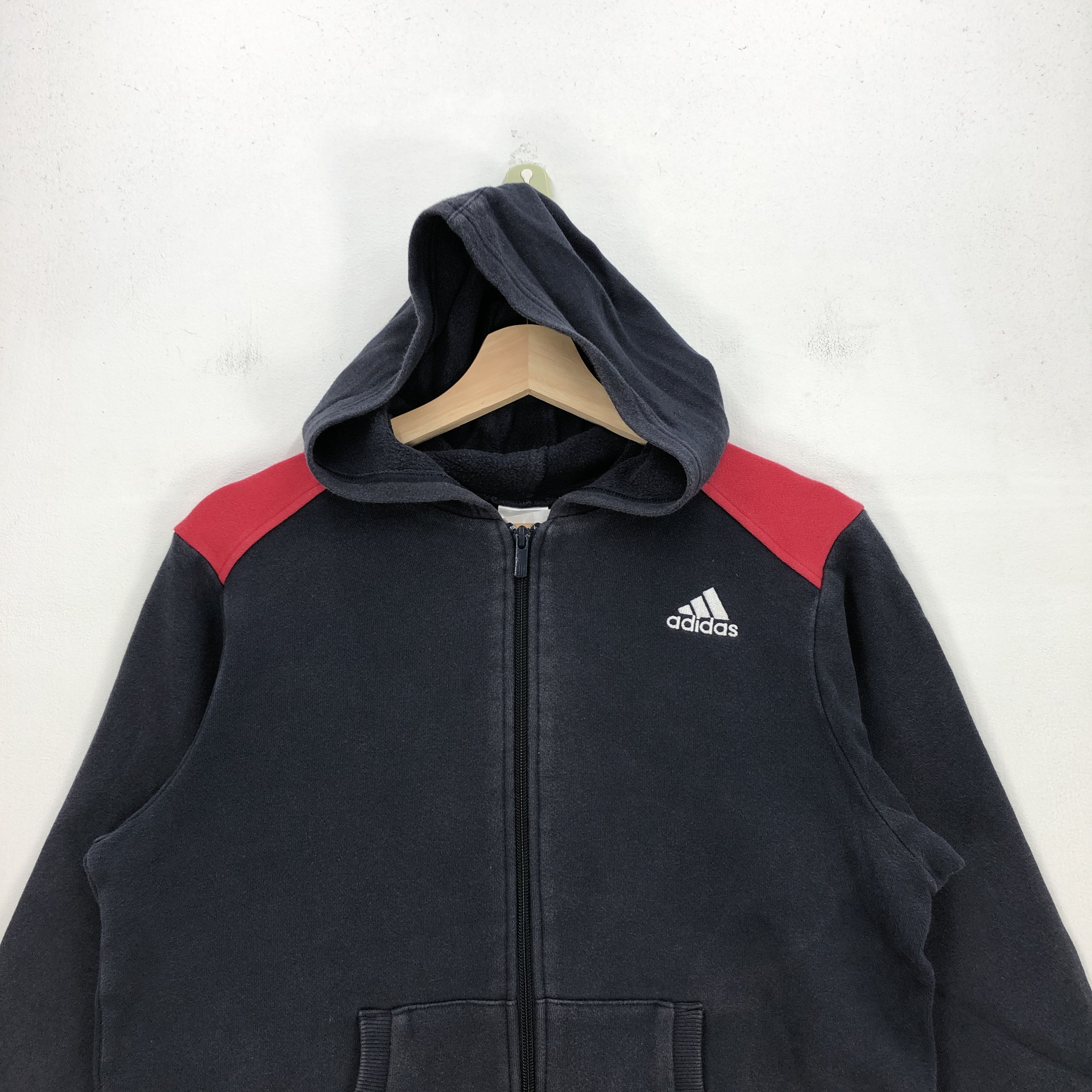 Adidas Vintage Y2K Adidas Hoodie Sweater Adidas Zipper Sweatshirt Size US S / EU 44-46 / 1 - 5 Thumbnail