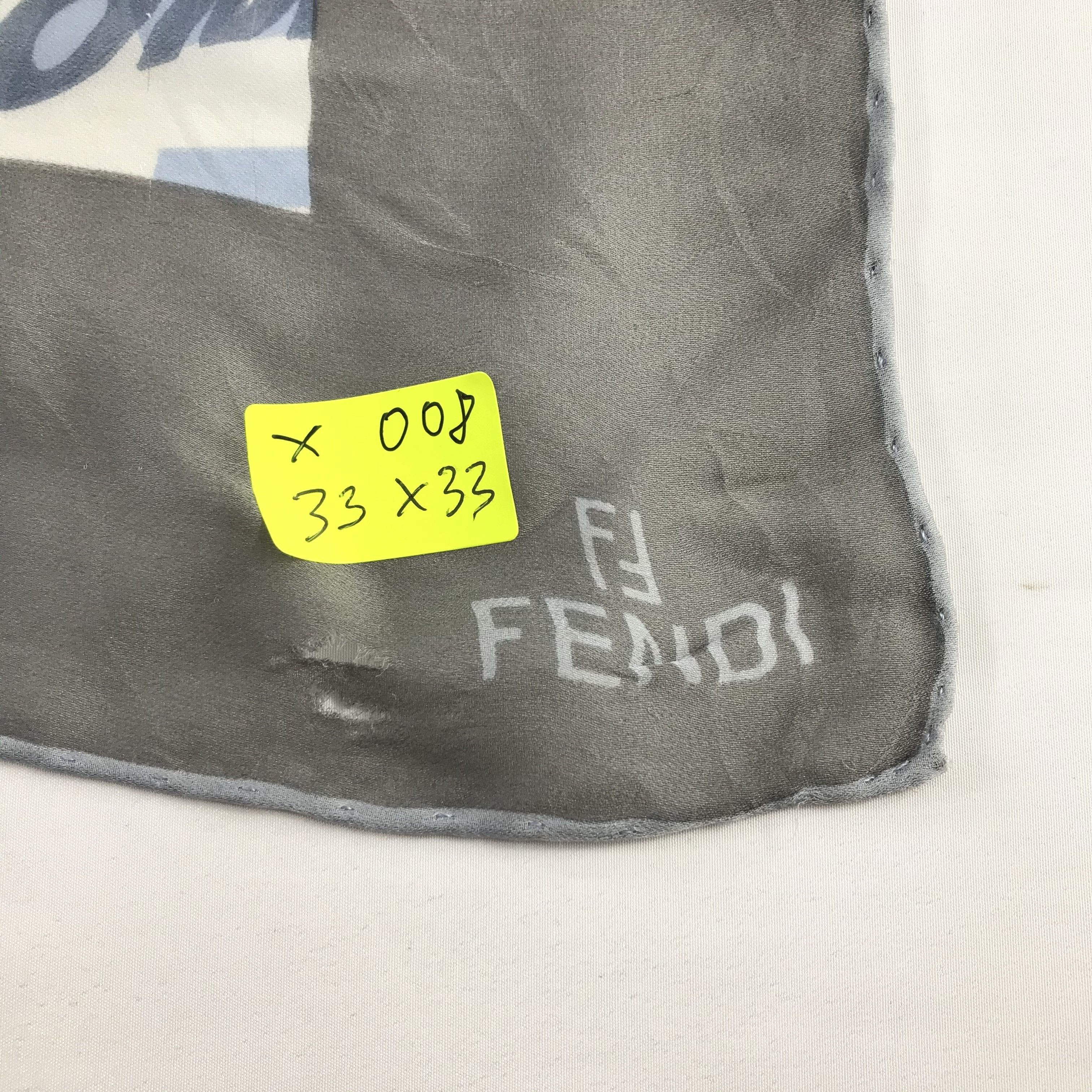 Vintage Vintage Fendi Silk scarf Size ONE SIZE - 7 Thumbnail