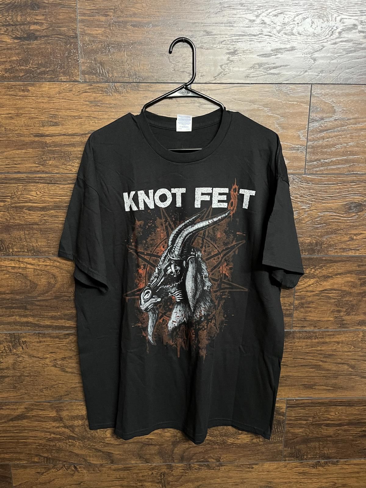 Designer Slipknot T-shirt Knotfest 2014 Masked Goat Tee 2XL Size US XXL / EU 58 / 5 - 1 Thumbnail