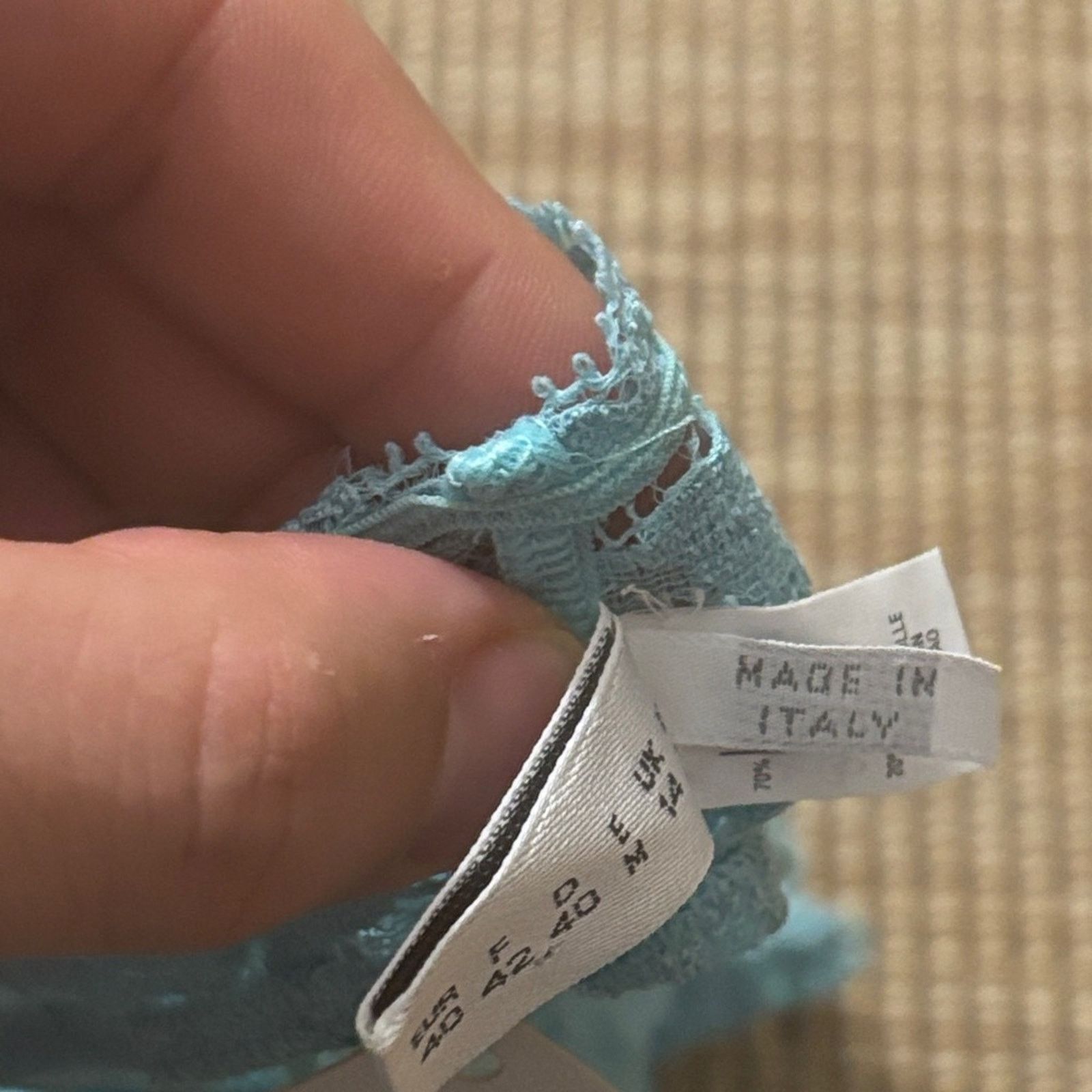 La Perla La Perla Women's Lace Panties - Turquoise Size M Size ONE SIZE - 4 Thumbnail
