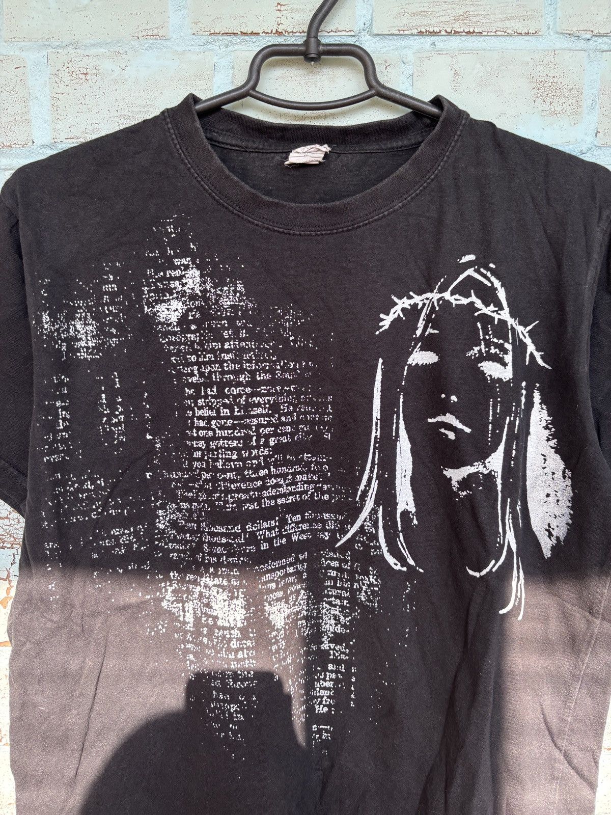 Japanese Brand y2k poem japan style vintage fade t-shirt if six was nine Size US L / EU 52-54 / 3 - 2 Thumbnail