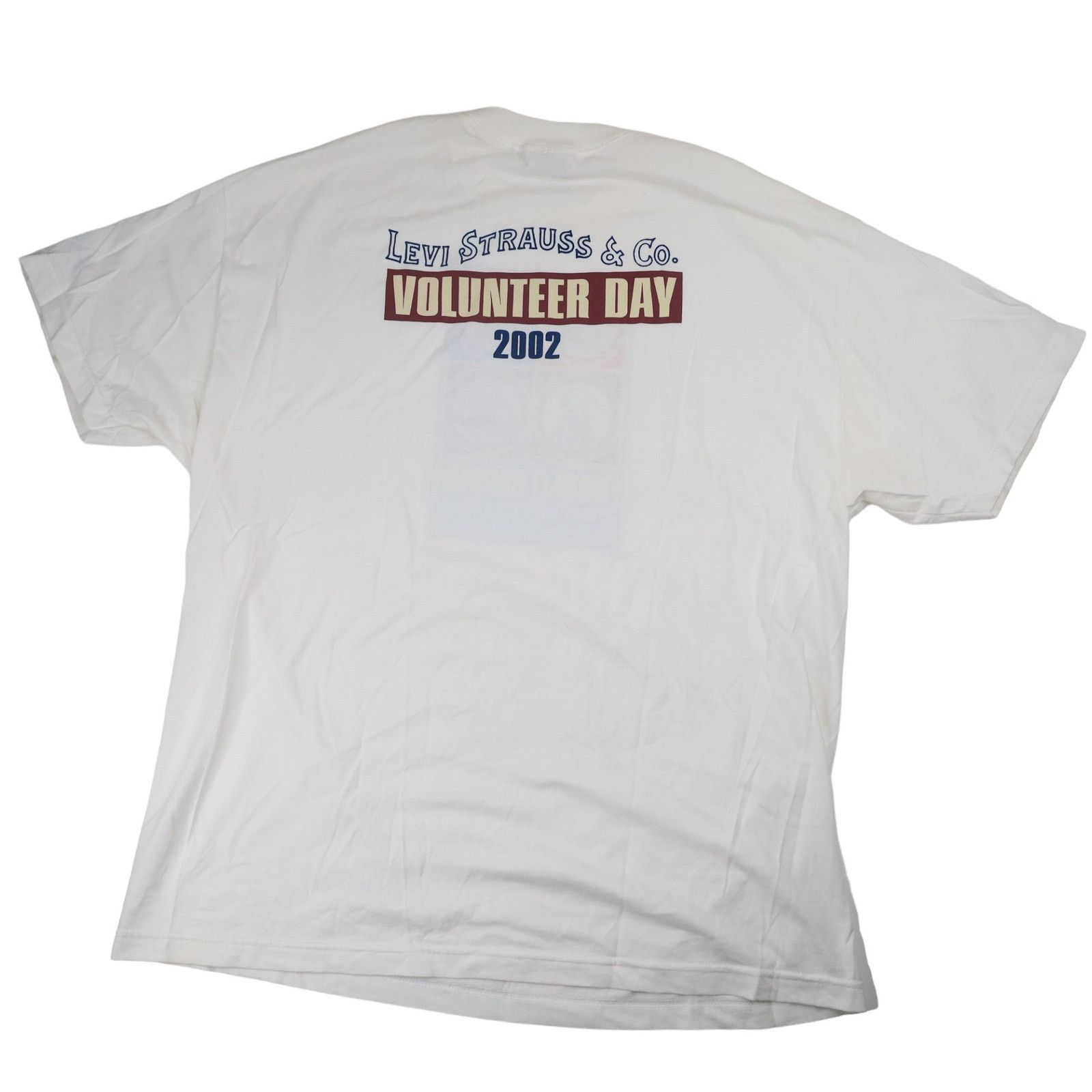 Levi's × Vintage Vintage Y2k Levis Red Tab "Make it Happen" Graphic T Shirt Size US XXL / EU 58 / 5 - 10 Thumbnail