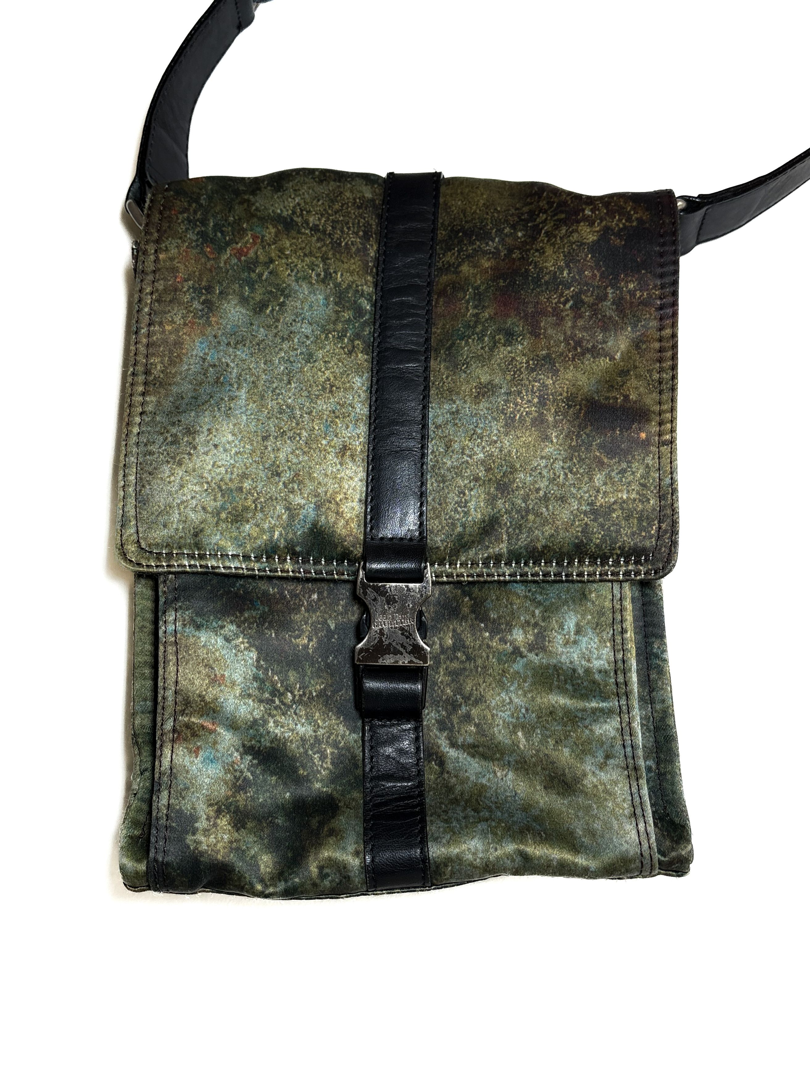 Jean Paul Gaultier (DISCONT) 1990s Jean Paul Gaultier V-CYBER Satchel Size ONE SIZE - 2 Thumbnail