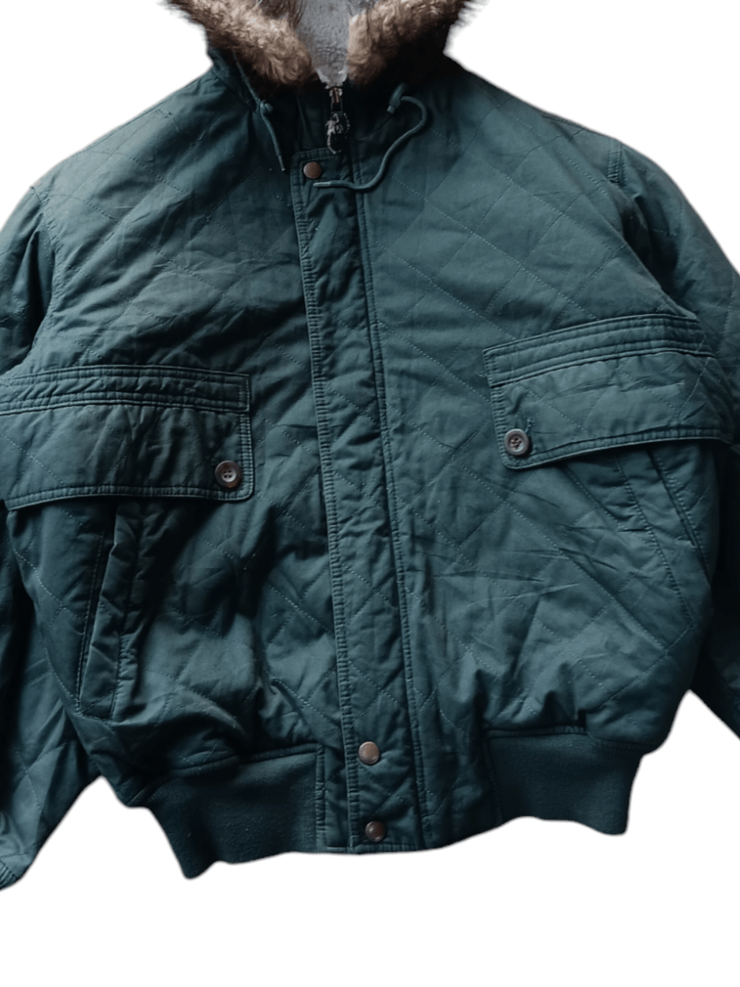 If Six Was Nine × Le Grande Bleu (L.G.B.) × Vintage Vintage mikebirnies fur hoodie sherpa lined jacket Size US XL / EU 56 / 4 - 3 Thumbnail