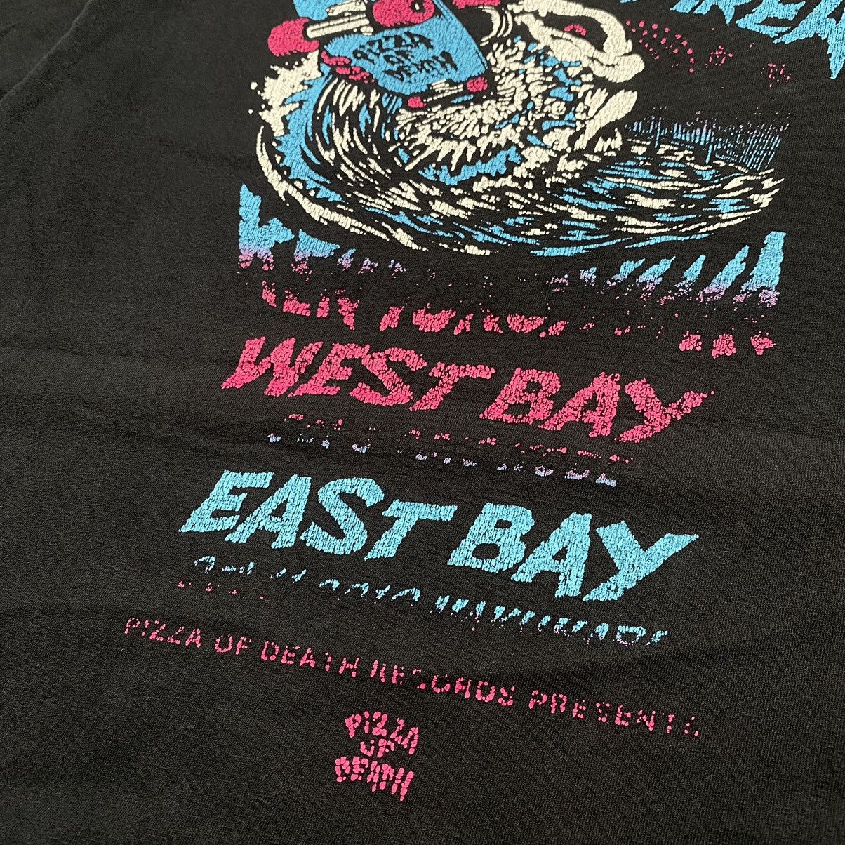 Band Tees × Japanese Brand y2k Distressed Pizza Of Death Dead At Bay Area Tee Size US M / EU 48-50 / 2 - 2 Thumbnail