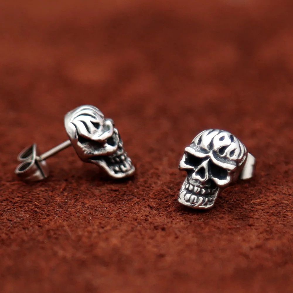 Jewelry × Vintage Vintage Rock Punk Skeleton Earrings Size ONE SIZE - 1 Thumbnail