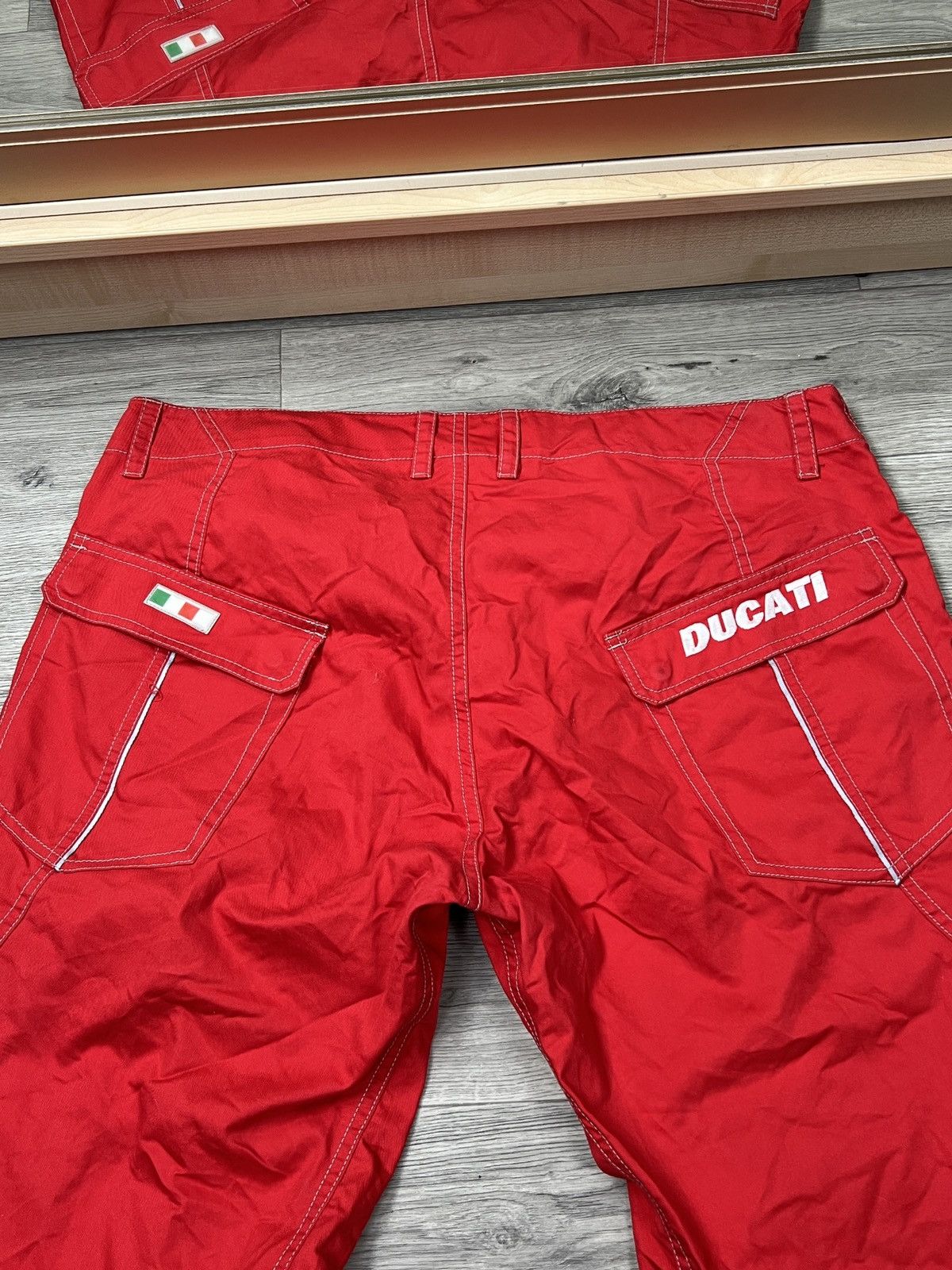 Puma Puma x Ducati Corse MotoGP Team Issue Cargo Pants Red Sz 36 Size US 36 / EU 52 - 10 Thumbnail