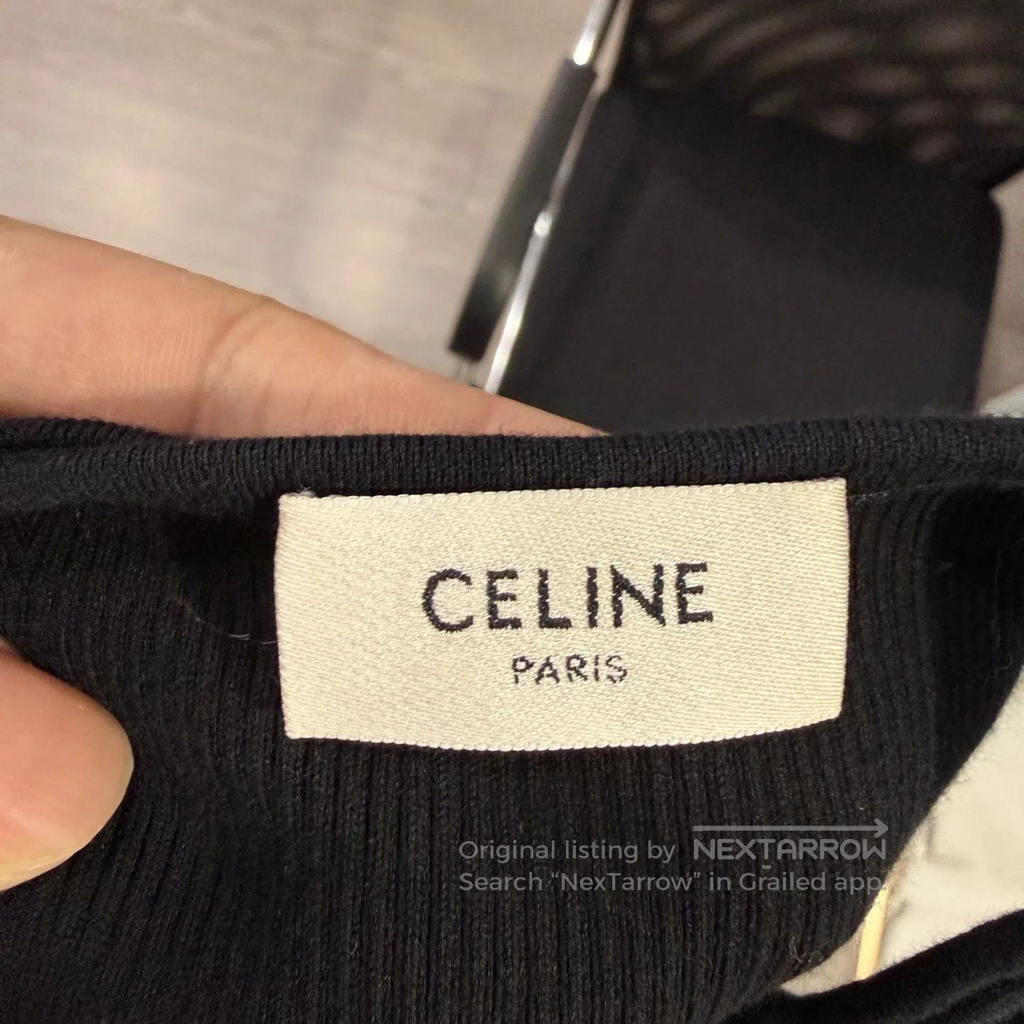Celine CELINE Side Striped Logo Vest| Size M / US 6-8 / IT 42-44 - 5 Thumbnail