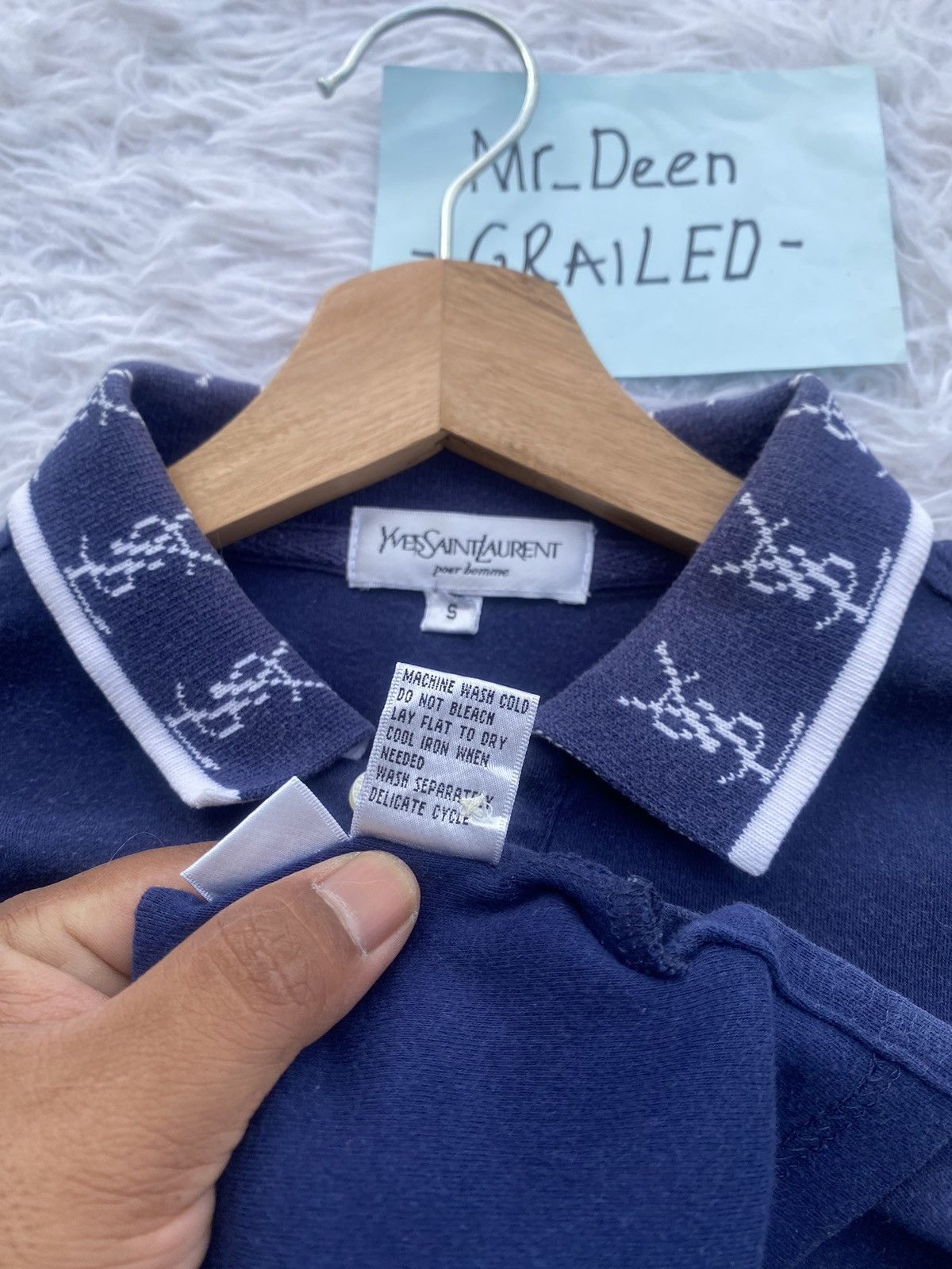 Yves Saint Laurent Rare Vintage YSL Yves Saint Laurent Polo Shirt Size US M / EU 48-50 / 2 - 11 Thumbnail