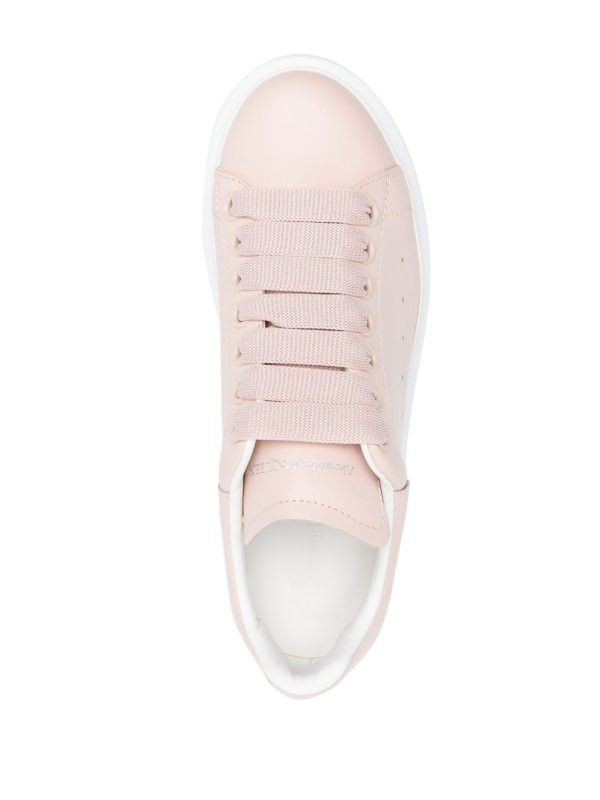 Alexander McQueen o1w1db10925 Oversized Sneaker in Blush White Size US 9.5 / IT 39.5 - 4 Thumbnail