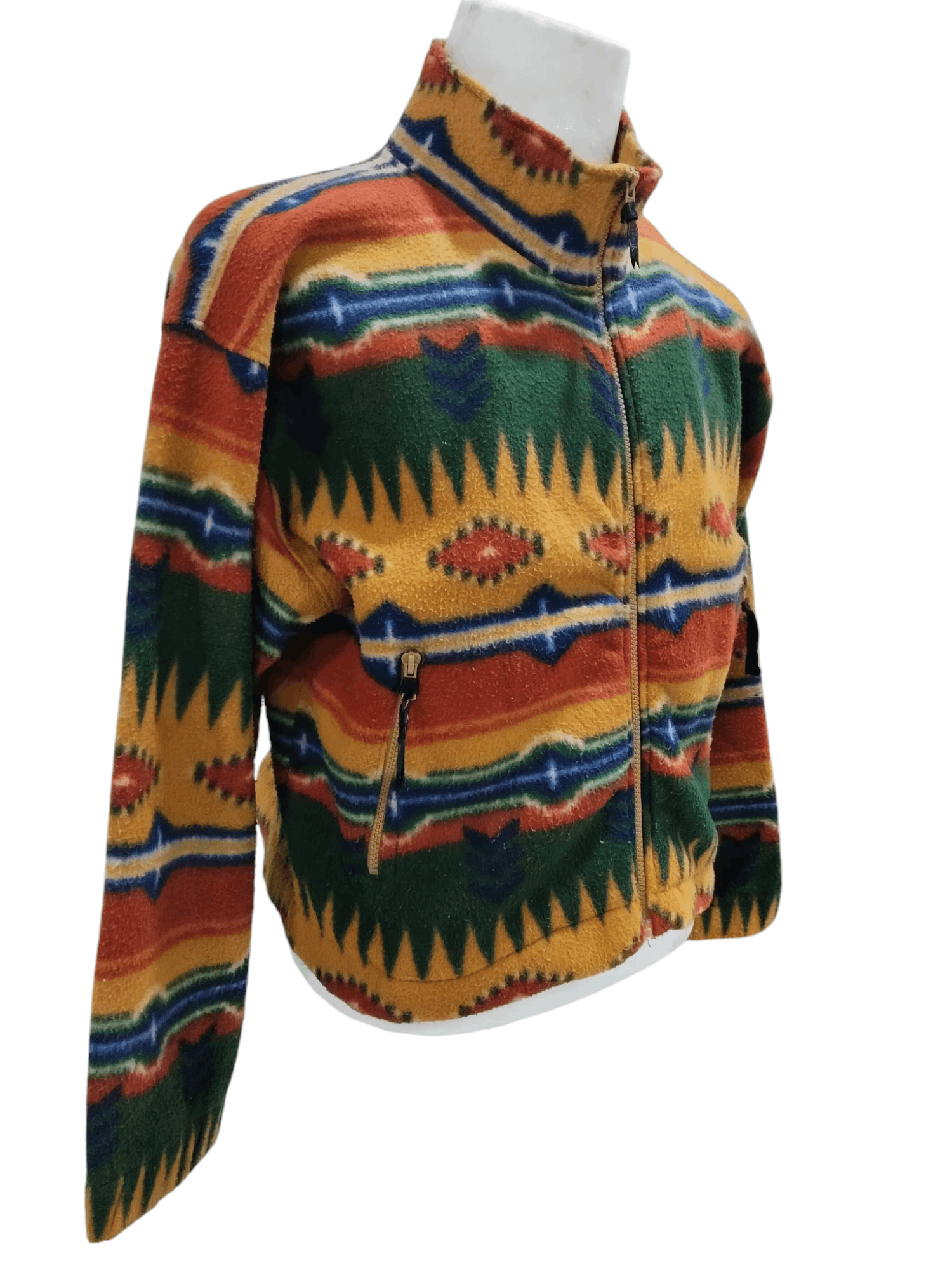 Japanese Brand Vintage Nic X SiXX Free Ride Board Navajo Fleece Jacket Size US M / EU 48-50 / 2 - 3 Thumbnail