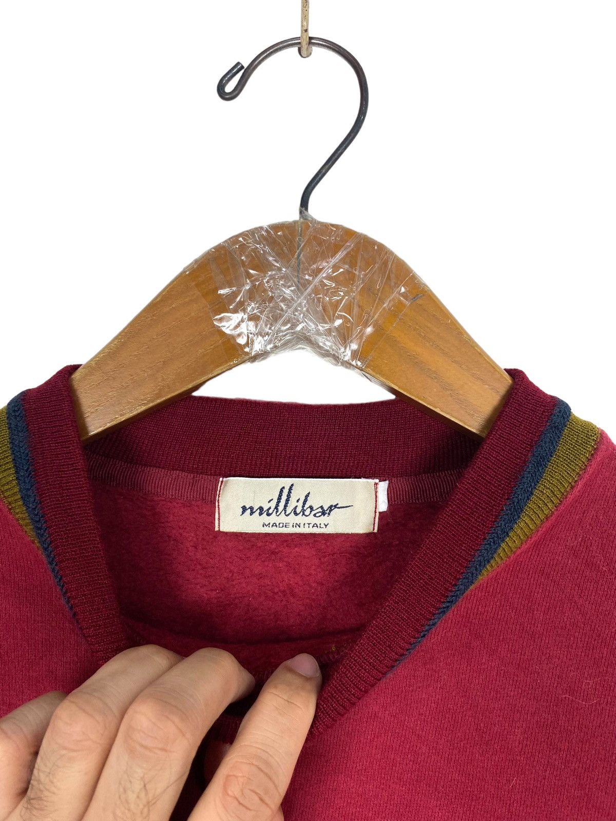 Vintage Vtg Millibar Parco Embroidery Big Logo Sweatshirt Italy Size US M / EU 48-50 / 2 - 5 Thumbnail