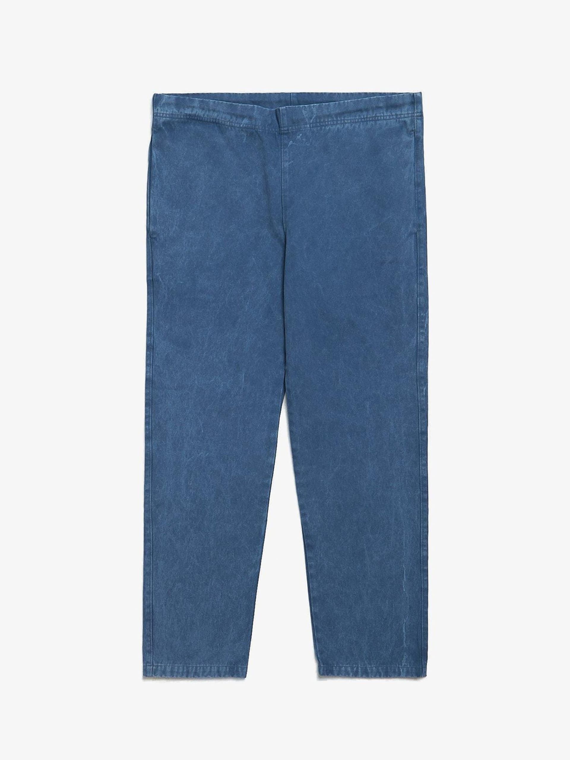 image of Yeezy Season Washed Blue Cotton Sample Pants, Men's (Size 33)