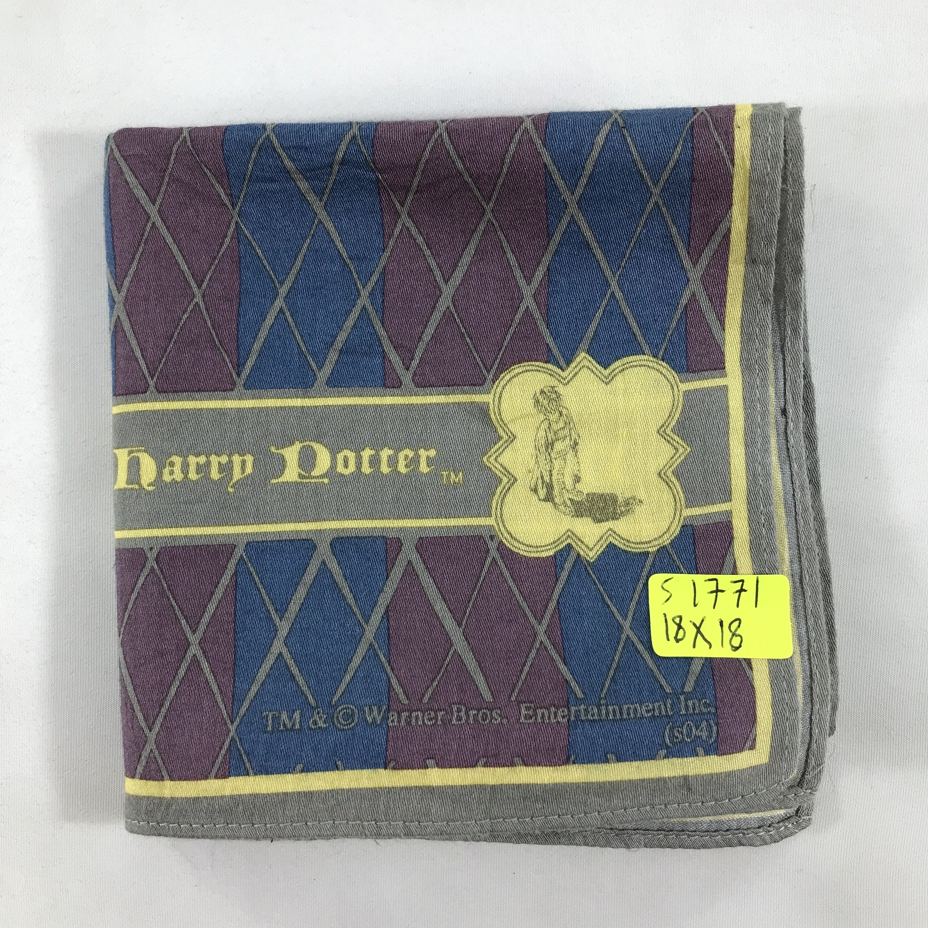 Vintage Harry Potter Bandana / Handkerchief / Neckerchief - S1771 Size ONE SIZE - 3 Thumbnail