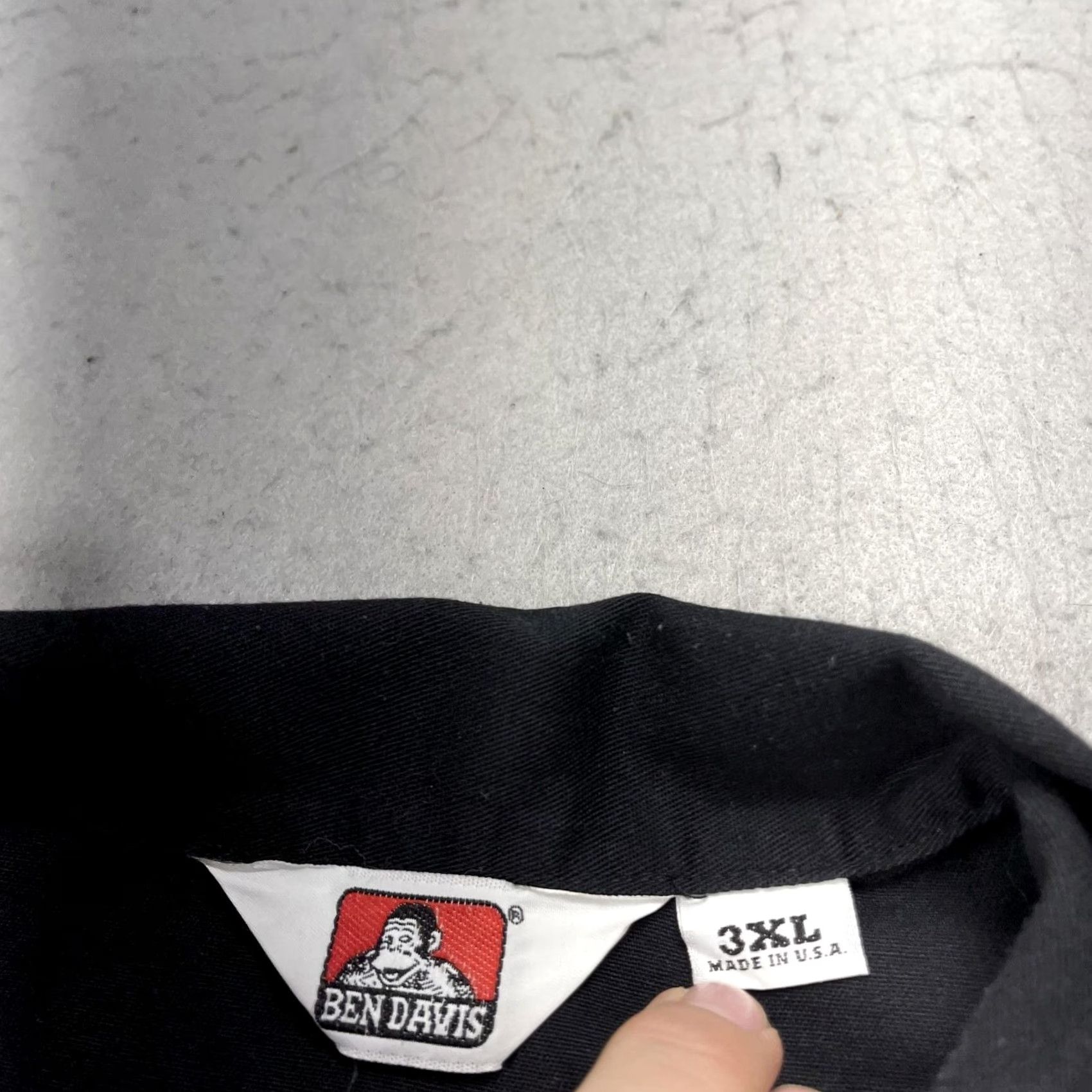 Ben Davis VINTAGE Ben Davis Polo Shirt Mens 3XL Black Workwear 1/4 Zip Pockets USA Chore Shirt Mens 3XL Black Polo Shirt Ben Davis Add Needed Size US XXL / EU 58 / 5 - 4 Thumbnail