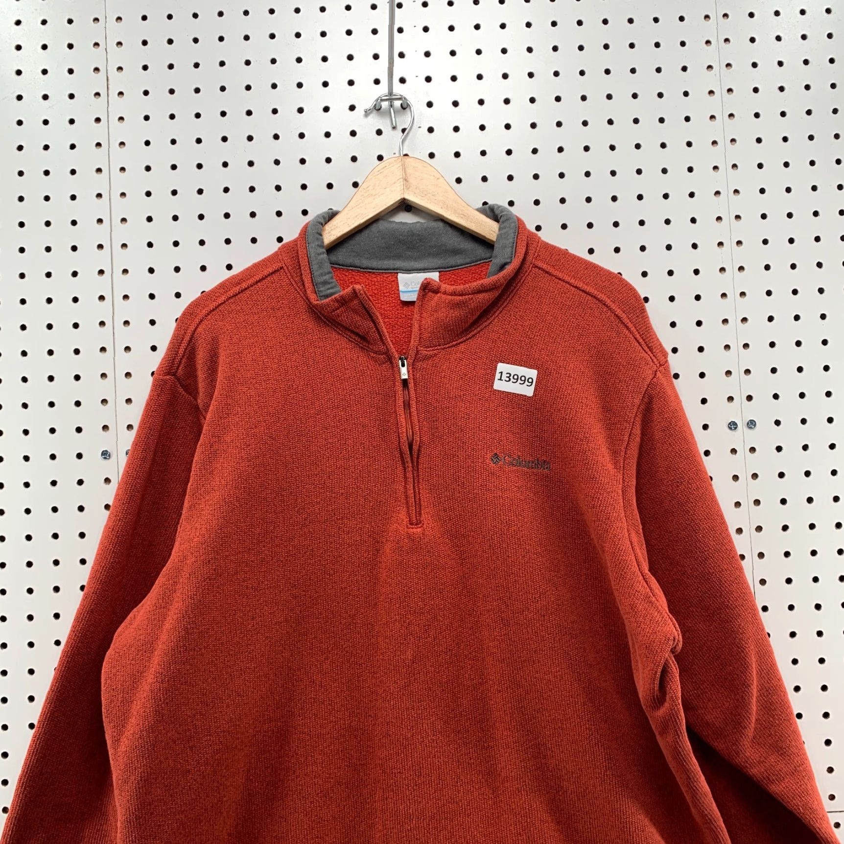Rusty Columbia 1/4 Zip Pullover Sweatshirt Mens 2XL Outdoors Hiking Rust Orange Size US XXL / EU 58 / 5 - 7 Thumbnail