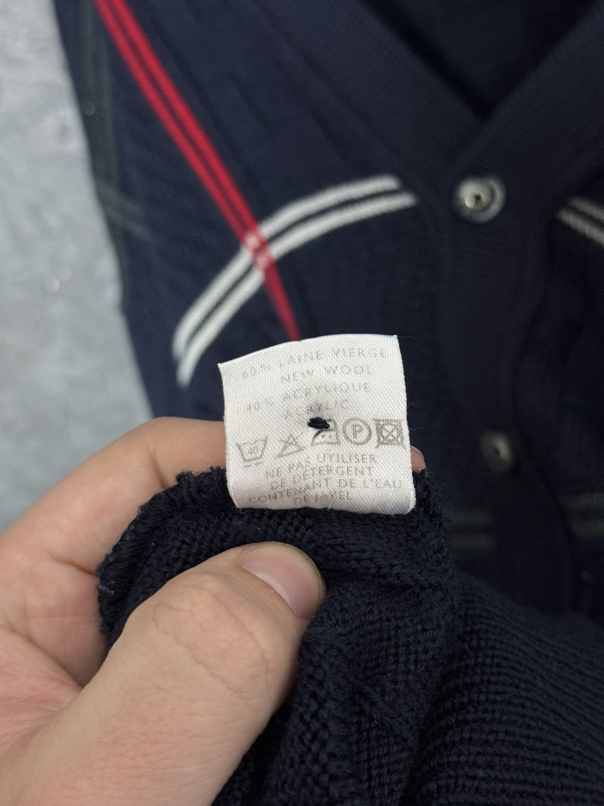Lacoste Vintage 90s Lacoste Knit Cardigan Sweater Size US M / EU 48-50 / 2 - 12 Thumbnail