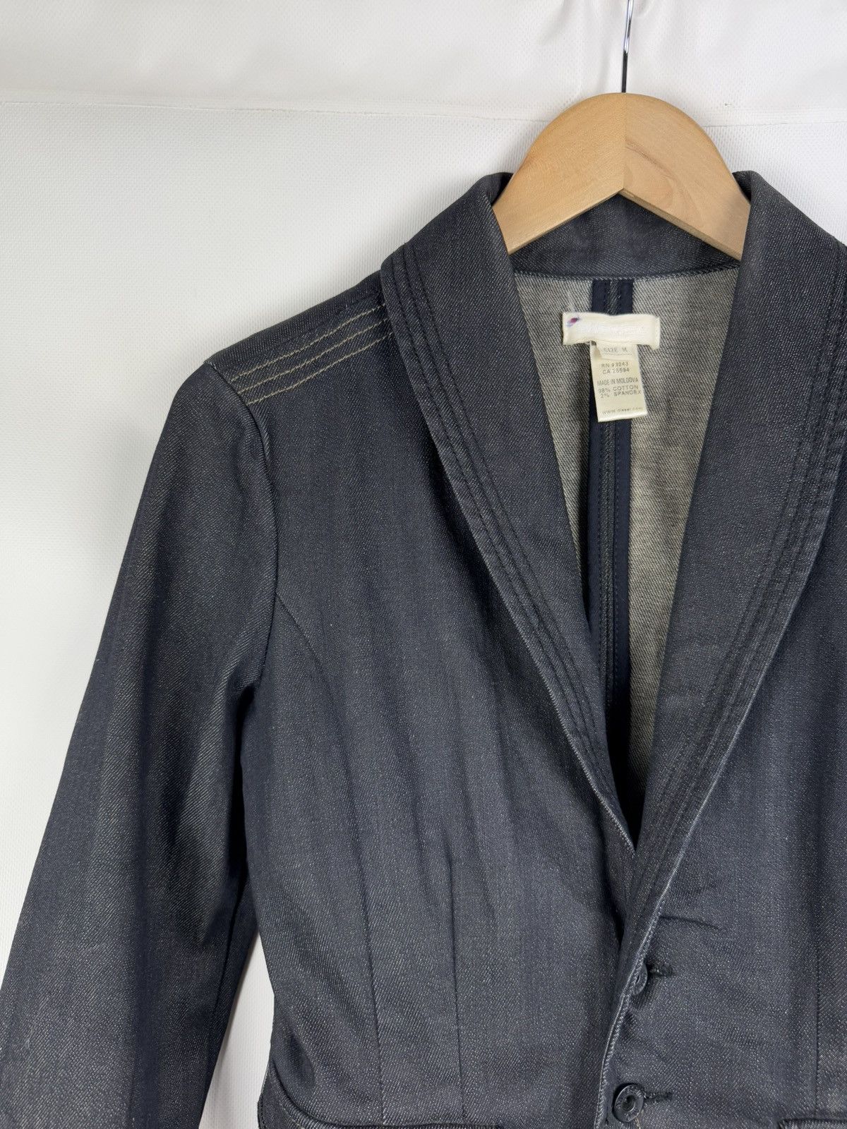 Diesel × Vintage Diesel Ladies Denim Blazer Jacket Size M Size M / US 6-8 / IT 42-44 - 4 Thumbnail