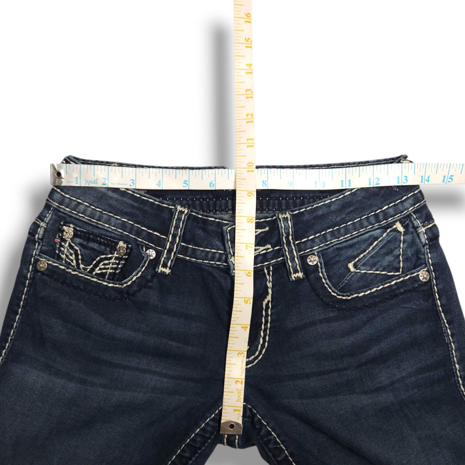 Other EUC Vigoss Dublin Low Rise Denim Skinny Jeans Sz. 1/2x31 Size 26" / US 2 / IT 38 - 11 Thumbnail