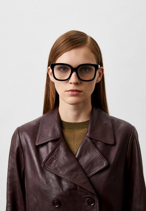 Gucci Gucci Women Eyeglasses Black Square GG1258O 004 BRAND NEW Size ONE SIZE - 12 Thumbnail