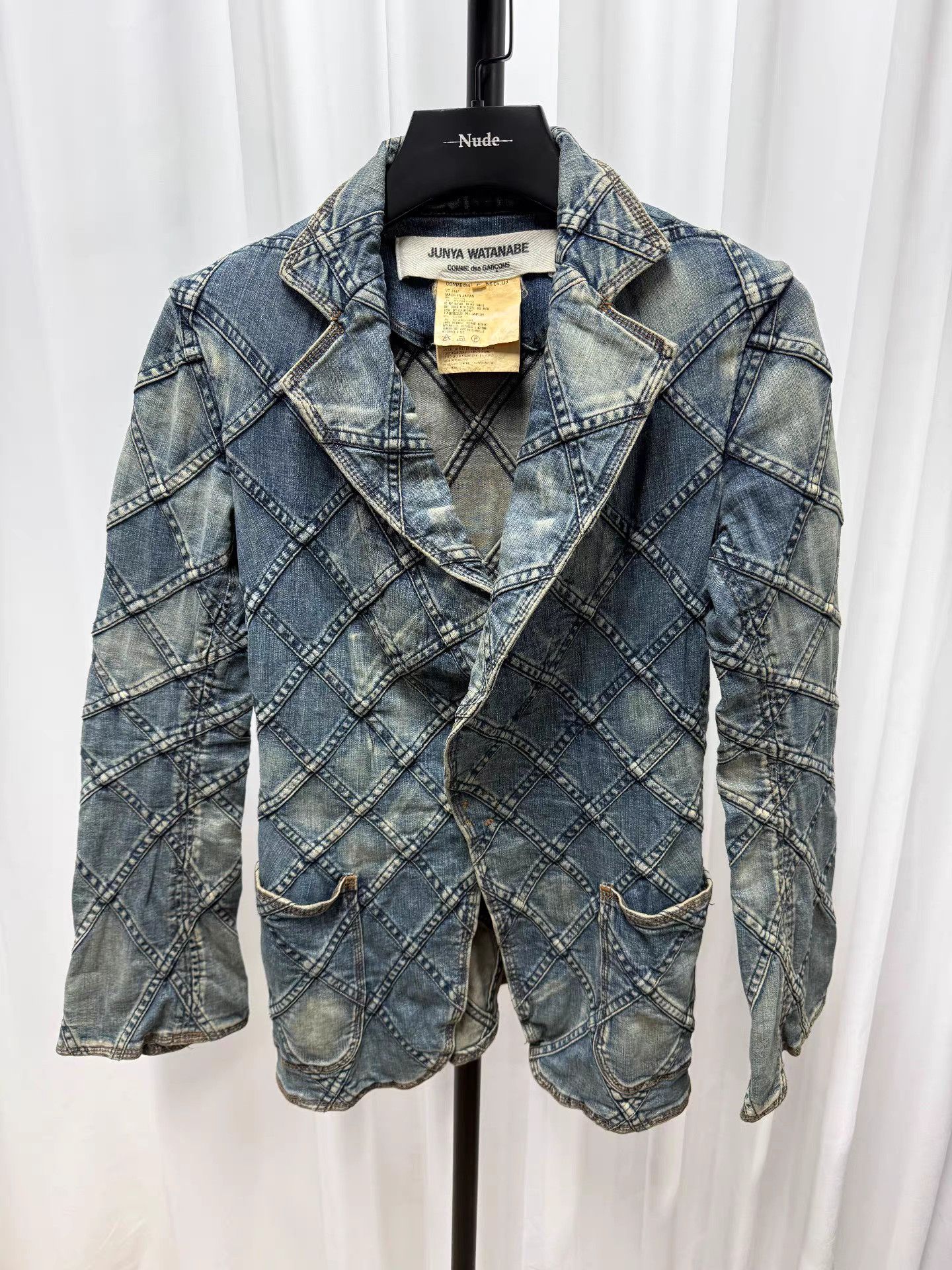 Junya Watanabe Junya Watanabe Vintage Plaid Patchwork Jacket K20 Size US S / EU 44-46 / 1 - 1 Thumbnail