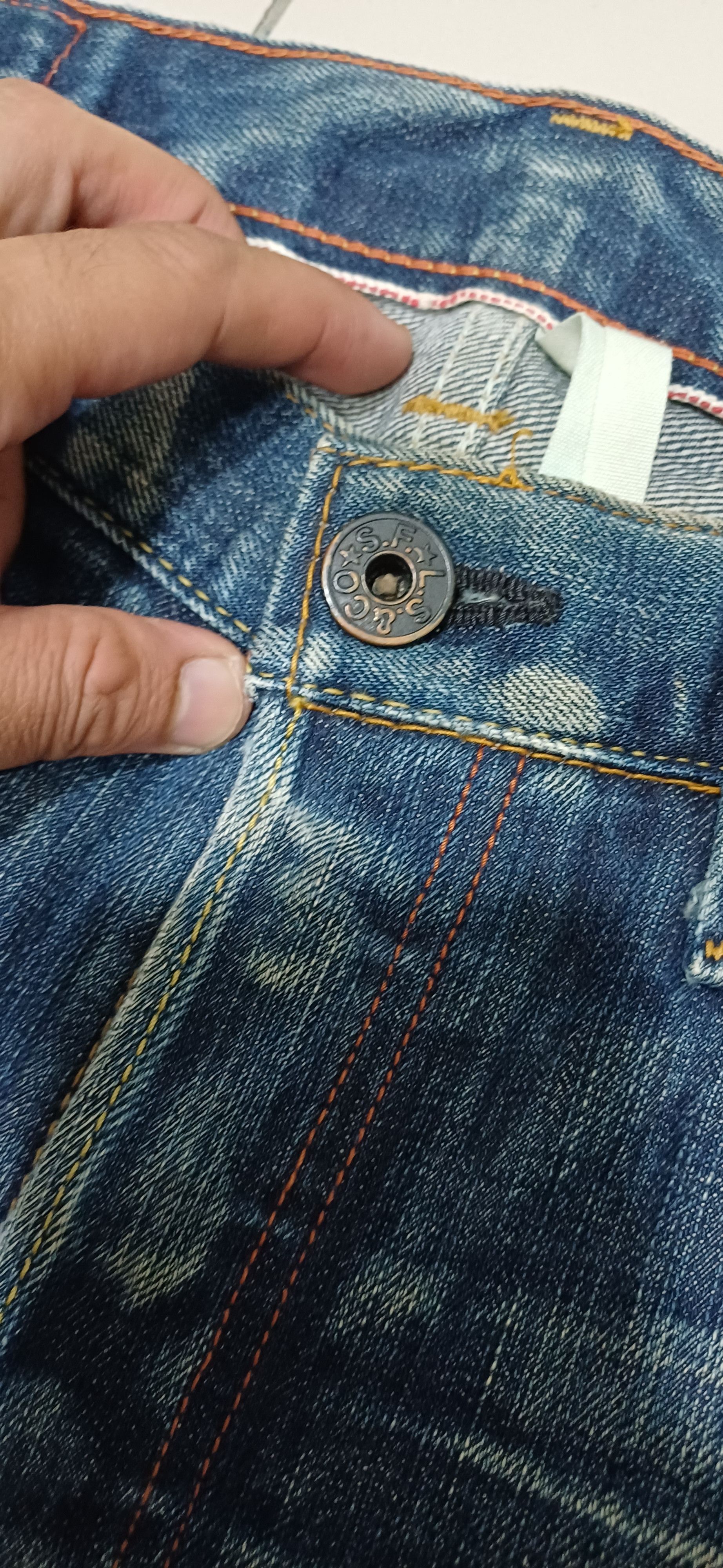 Big John VINTAGE LEVIS PREMIUM SELVEDGE JEANS Size US 30 / EU 46 - 5 Thumbnail
