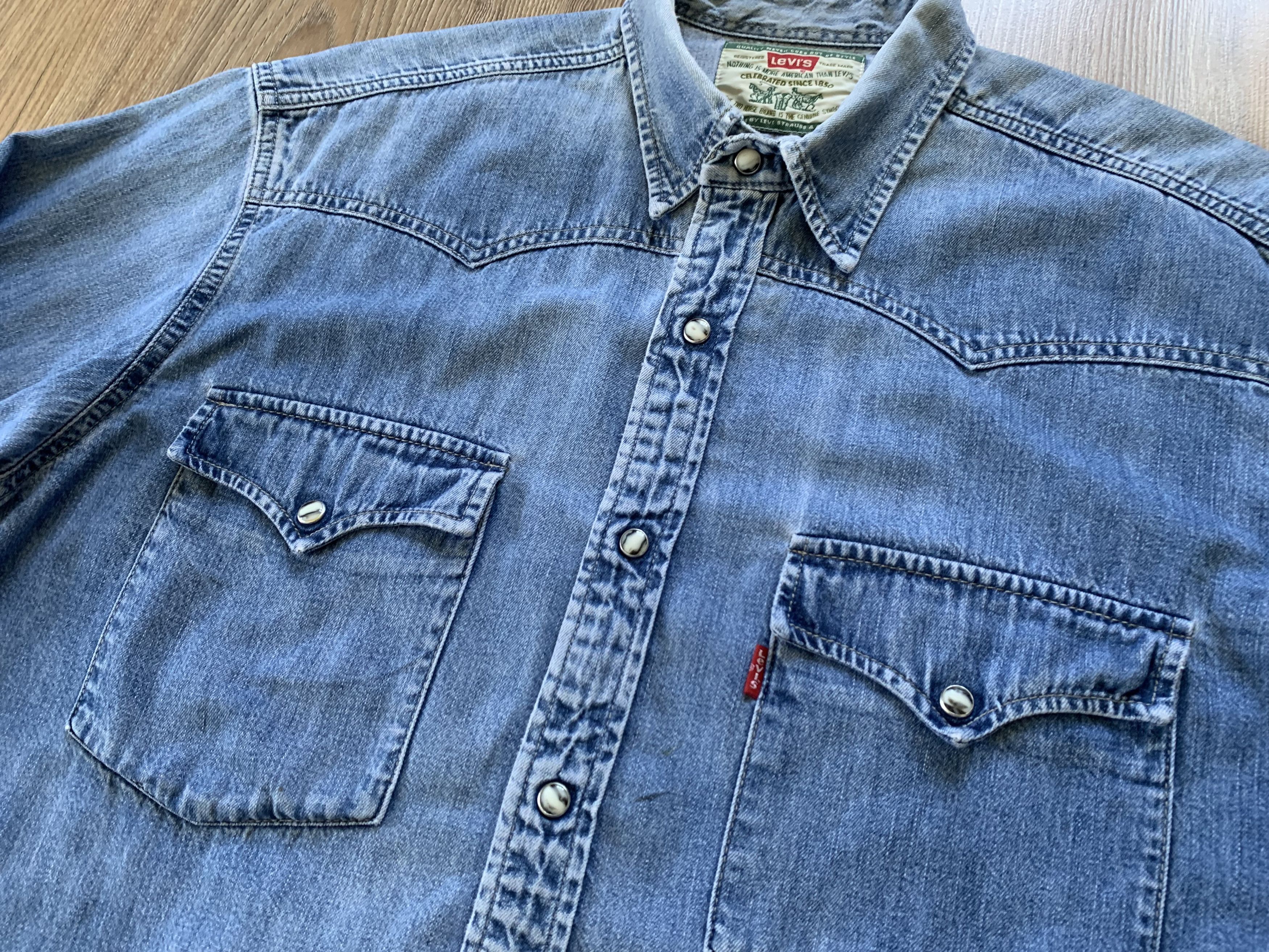 Levi's × Levi's Vintage Clothing × Vintage Levi's Vintage Denim Button Up Shirt Size US M / EU 48-50 / 2 - 4 Thumbnail
