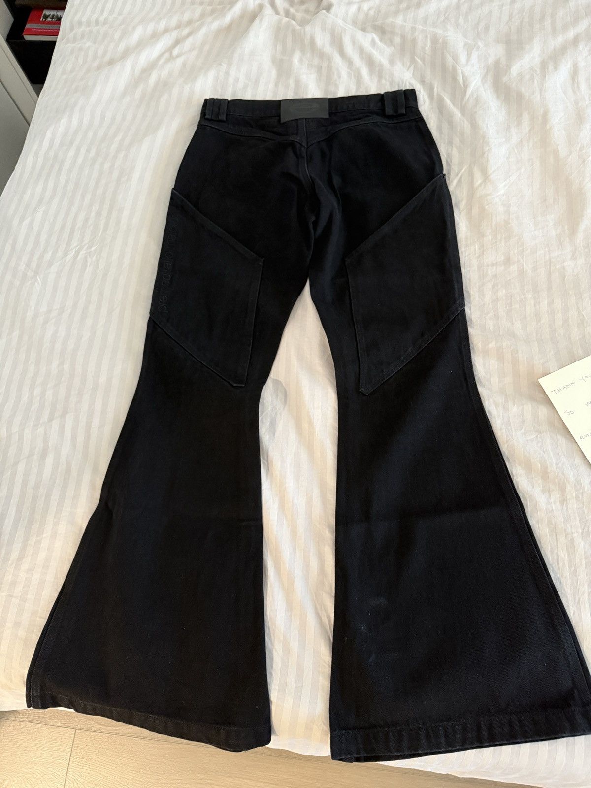 Other Flared Black Jeans | E for enything Size US 28 / EU 44 - 2 Thumbnail