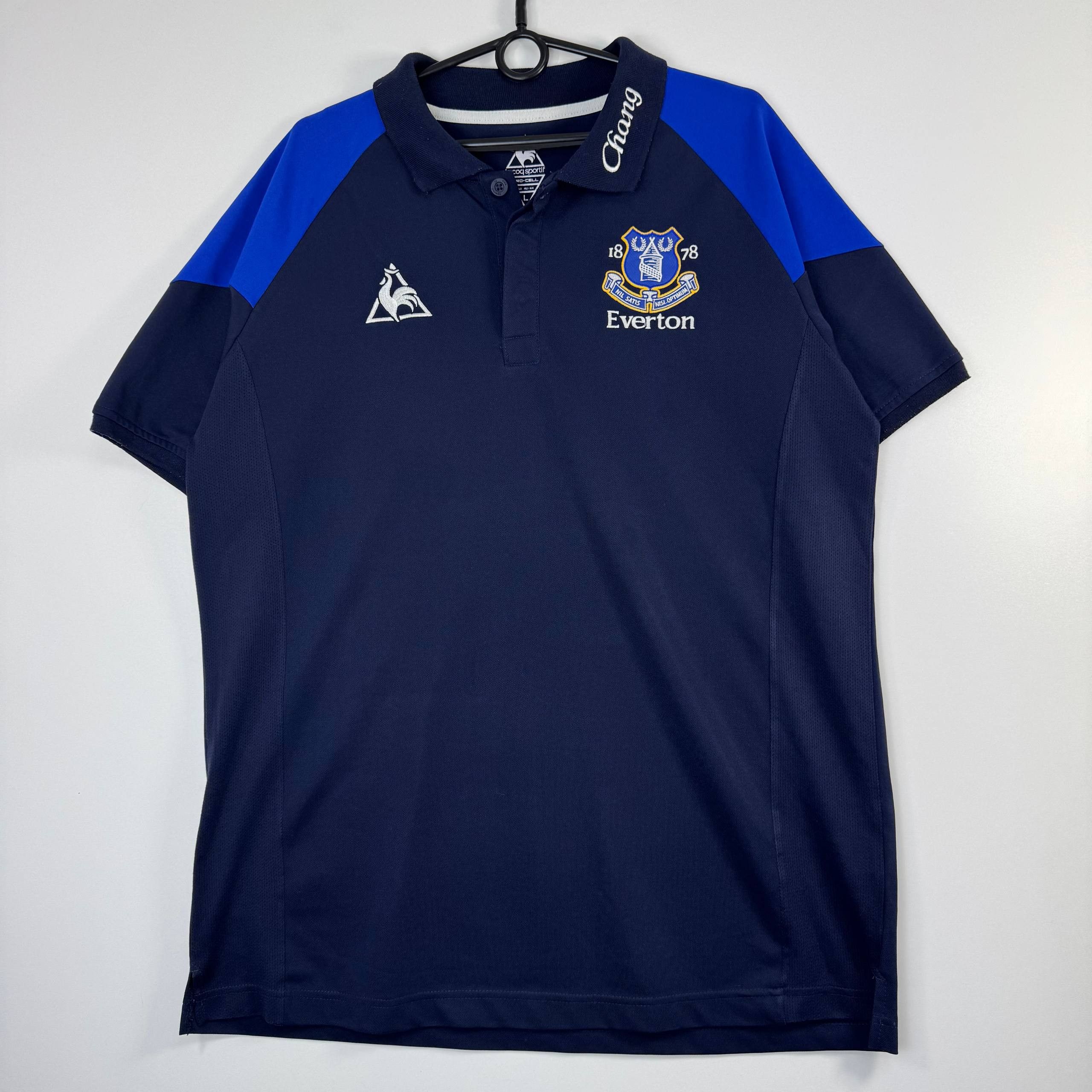 Le Coq Sportif Le Coq Sportif Everton FC Polo Shirt Navy Blue Mens Size L Size US L / EU 52-54 / 3 - 1 Thumbnail