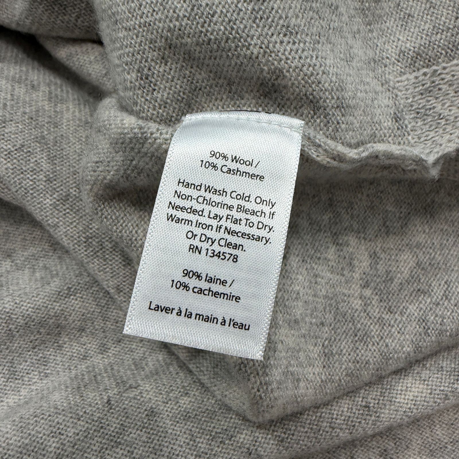 Vineyard Vines Vineyard Vines Sweater Womens Extra Small Gray Wool Cashmere Size XS / US 0-2 / IT 36-38 - 5 Thumbnail