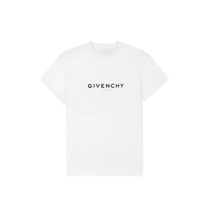 Givenchy Givenchy SS21 Turned Logo Short Sleeve T-Shirt Size L / US 10 / IT 46 - 1 Thumbnail