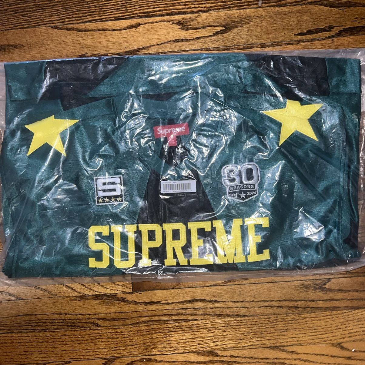 Supreme Supreme Star Football Jersey Green Size M Size US M / EU 48-50 / 2 - 3 Thumbnail
