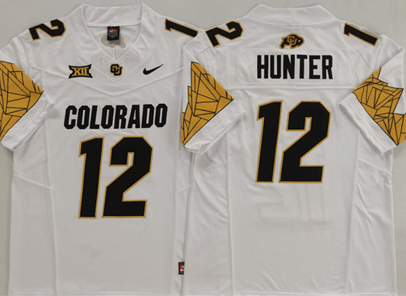 Other Colorado Buffaloes #12 Travis Hunter White With XII 2025 Size US XL / EU 56 / 4 - 1 Thumbnail