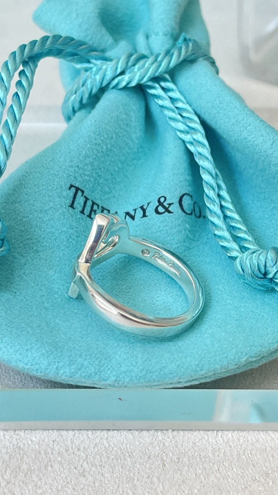 Tiffany & Co. Tiffany & Co. Open Heart Ring in Silver size 6 $300 NEW Size ONE SIZE - 5 Thumbnail