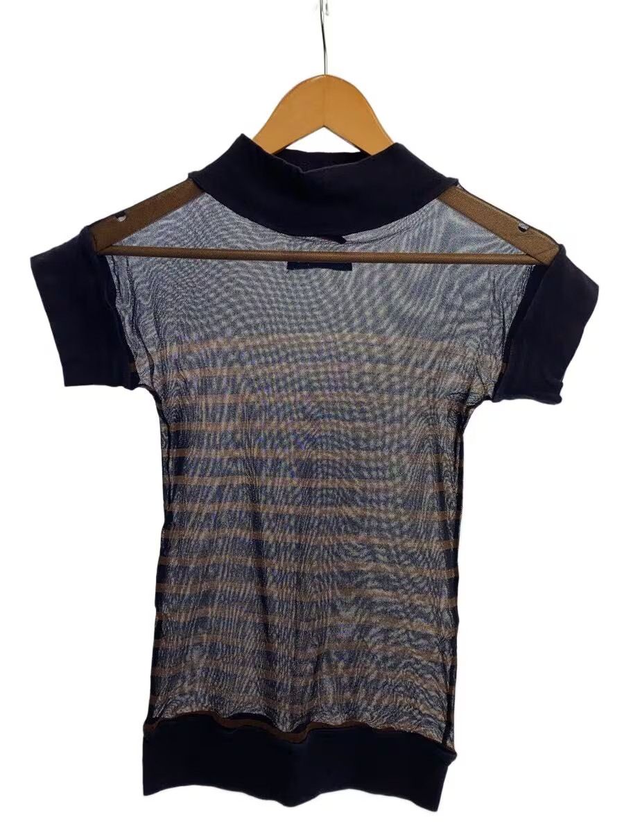 Jean Paul Gaultier Striped Mesh Short Sleeve Top Size M / US 6-8 / IT 42-44 - 1 Thumbnail
