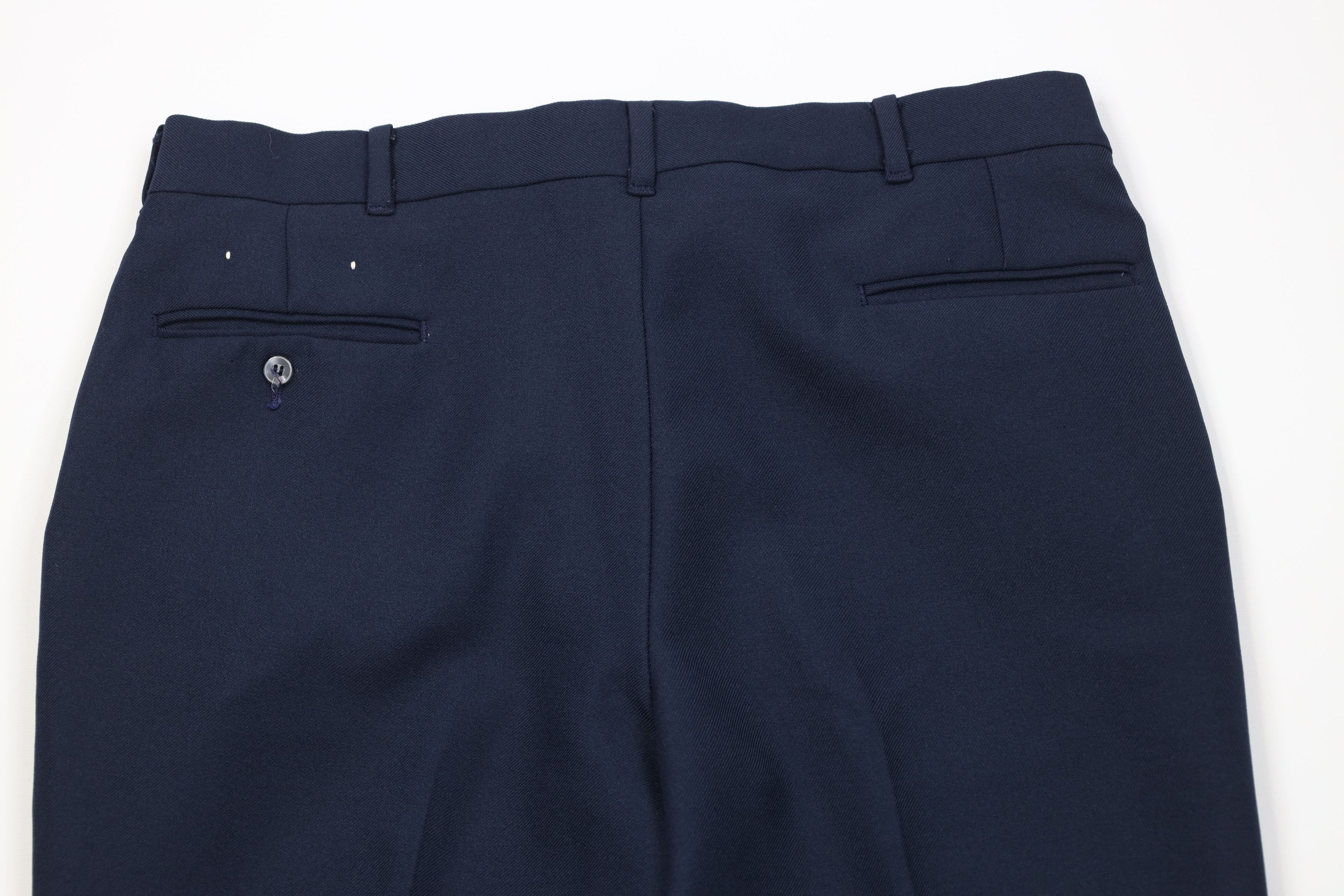 Vintage Vintage 70s Streetwear Flared Wide Leg Chino Pants Blue USA Size US 36 / EU 52 - 10 Thumbnail