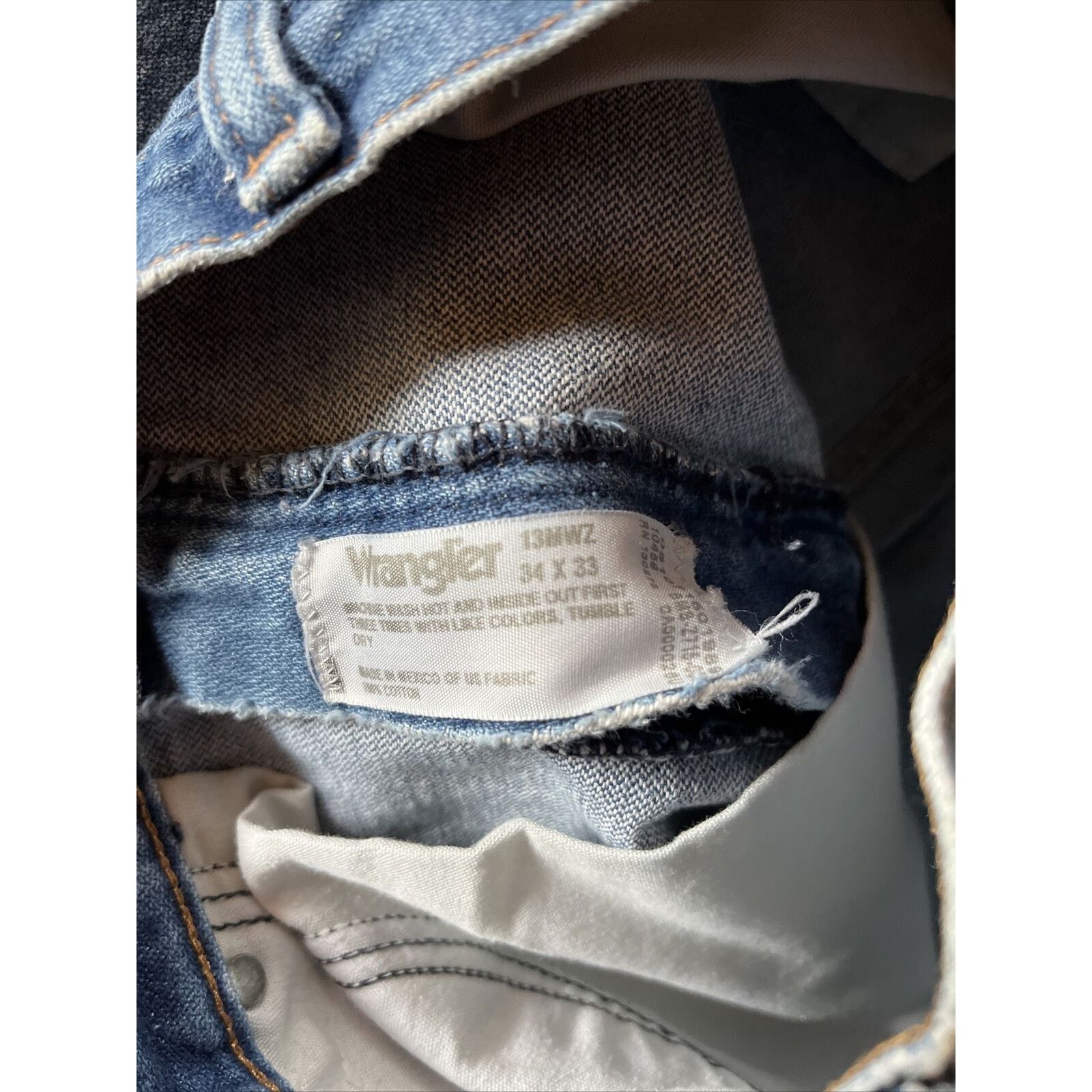 Wrangler Wrangler Jeans Men’s 32x31 Blue Denim Straight Leg Outdoor Size US 32 / EU 48 - 12 Thumbnail