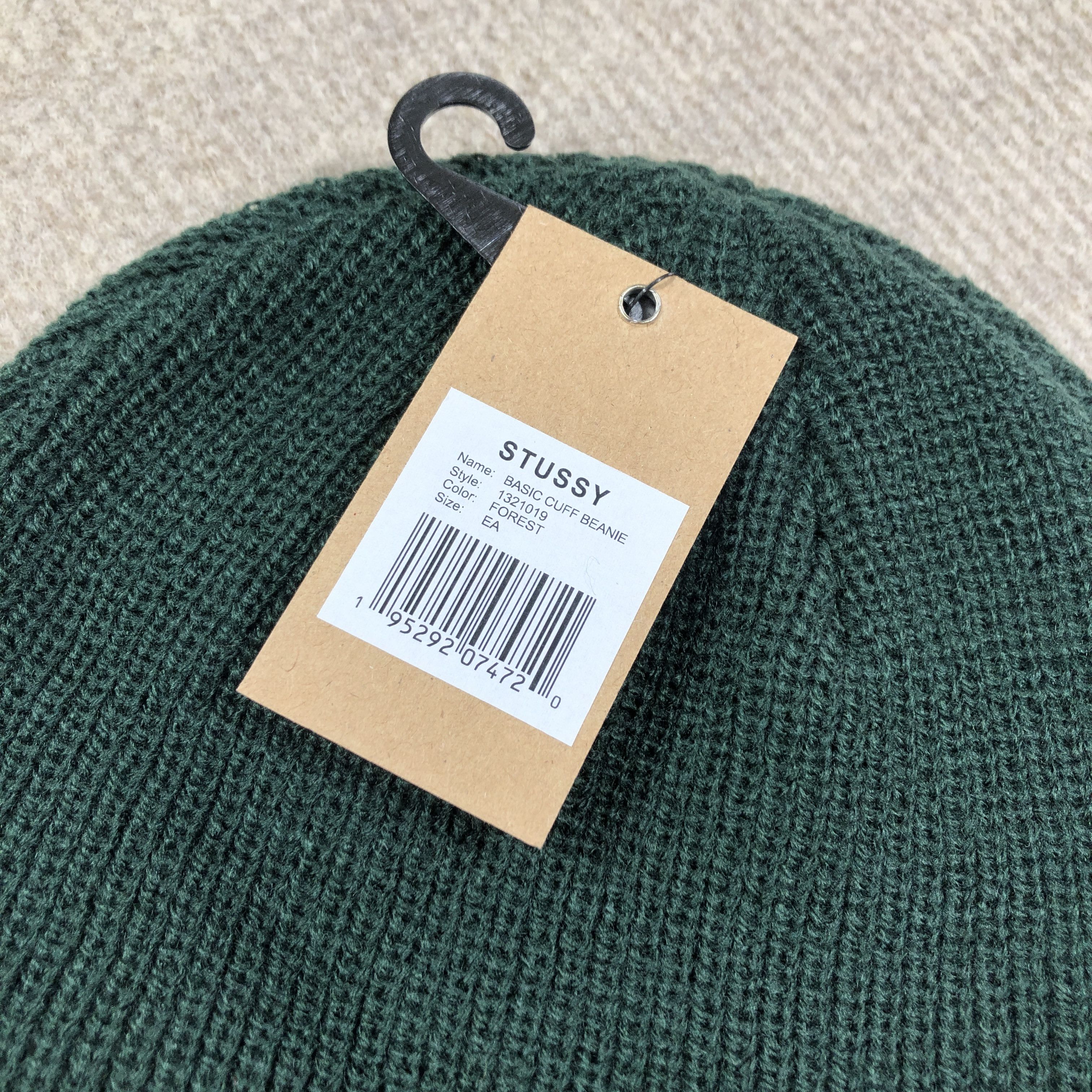 Stussy STUSSY BASIC BEANIE HAT • FOREST Size ONE SIZE - 3 Thumbnail