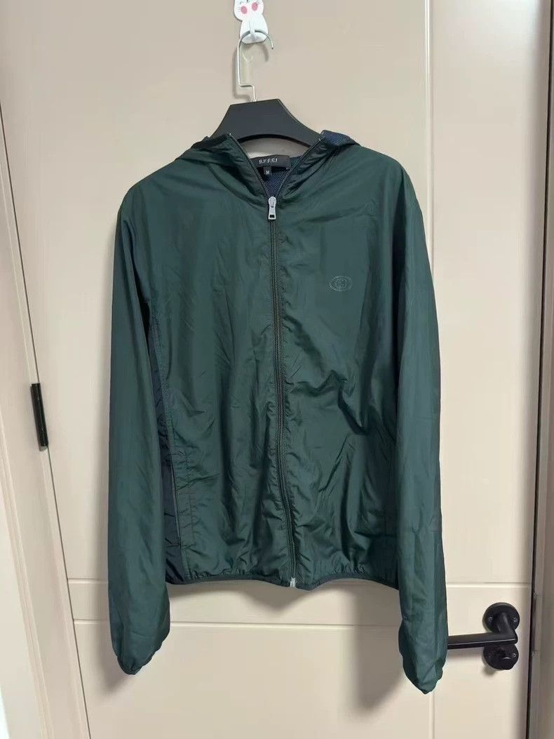 Gucci Gucci Dark green windbreaker jacket 2505-Nextarrow Size US M / EU 48-50 / 2 - 1 Thumbnail